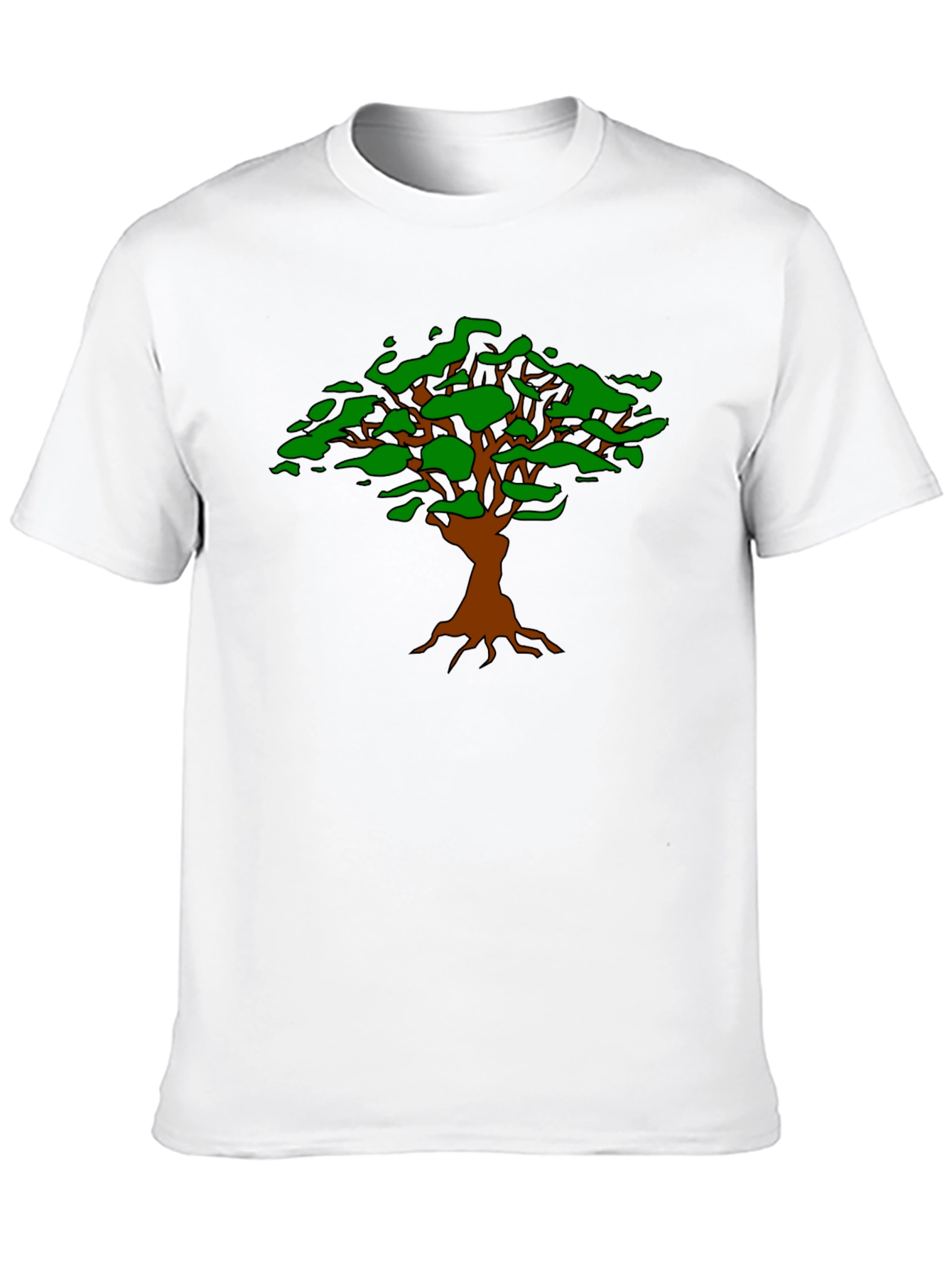 Black Nature Inspired Graphic Tee view 10