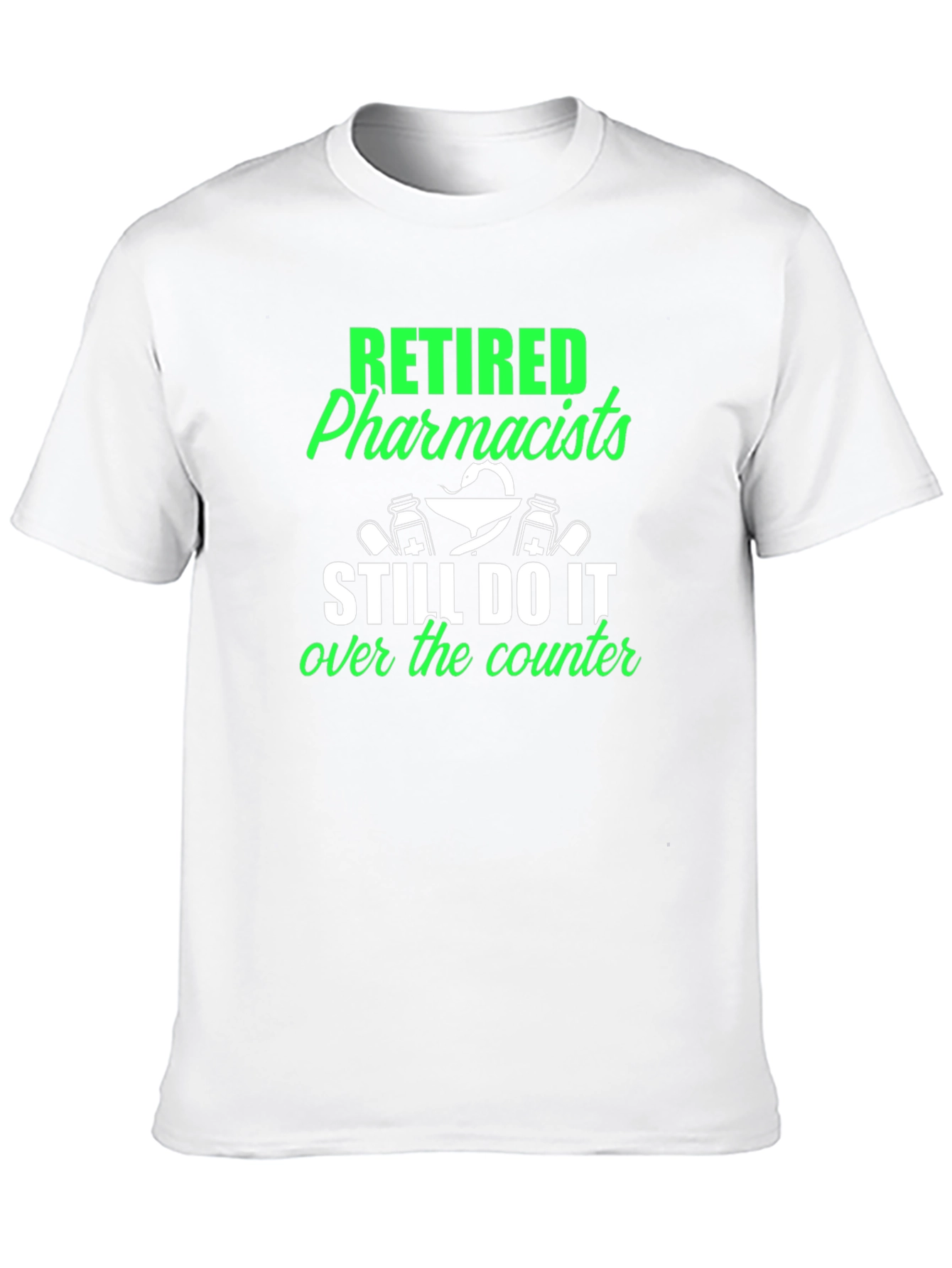 Black Retired Pharmacists T-Shirt - Novelty Gift Idea view 10