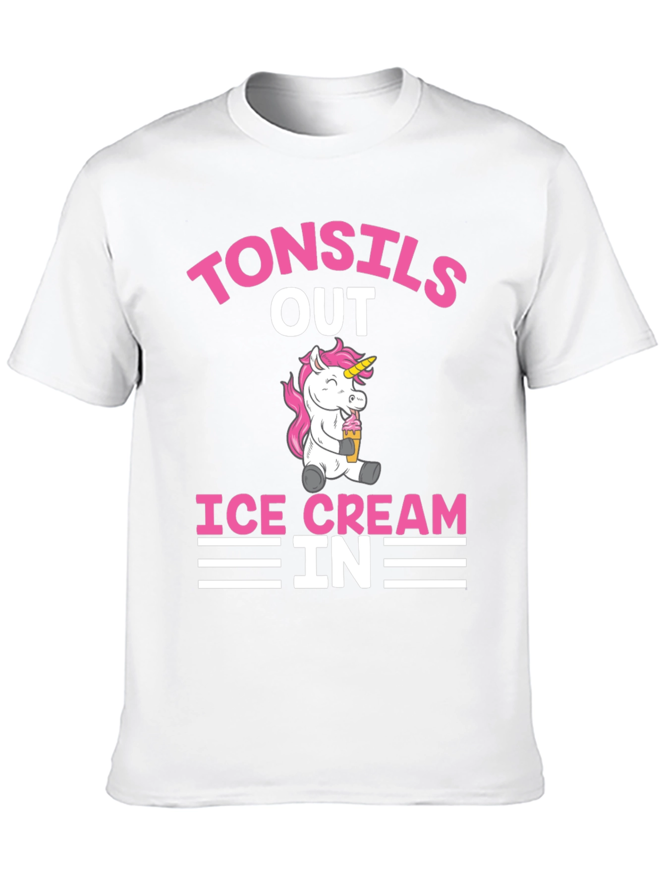 Black Tonsils Out Ice Cream In Funny Graphic Tee view 10