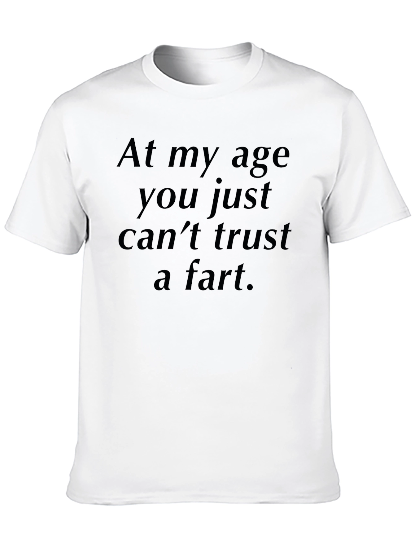 Black Funny 'Can't Trust a Fart' Graphic Tee view 10