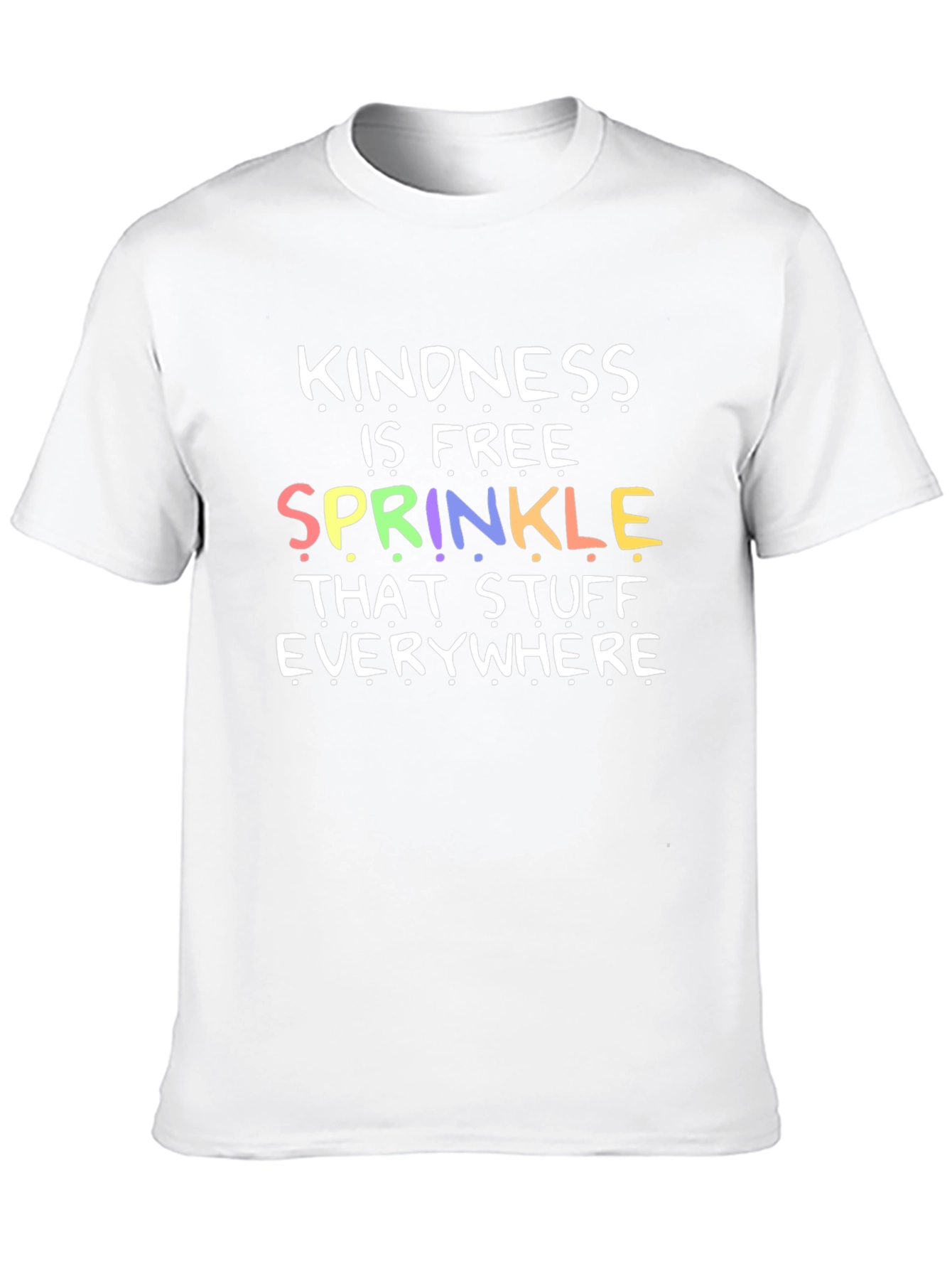 Black Kindness Sprinkle Graphic Tee view 10