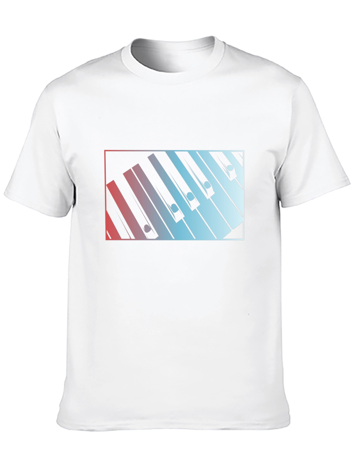 Black Piano Keys Graphic Tee - Music Lover Shirt view 10