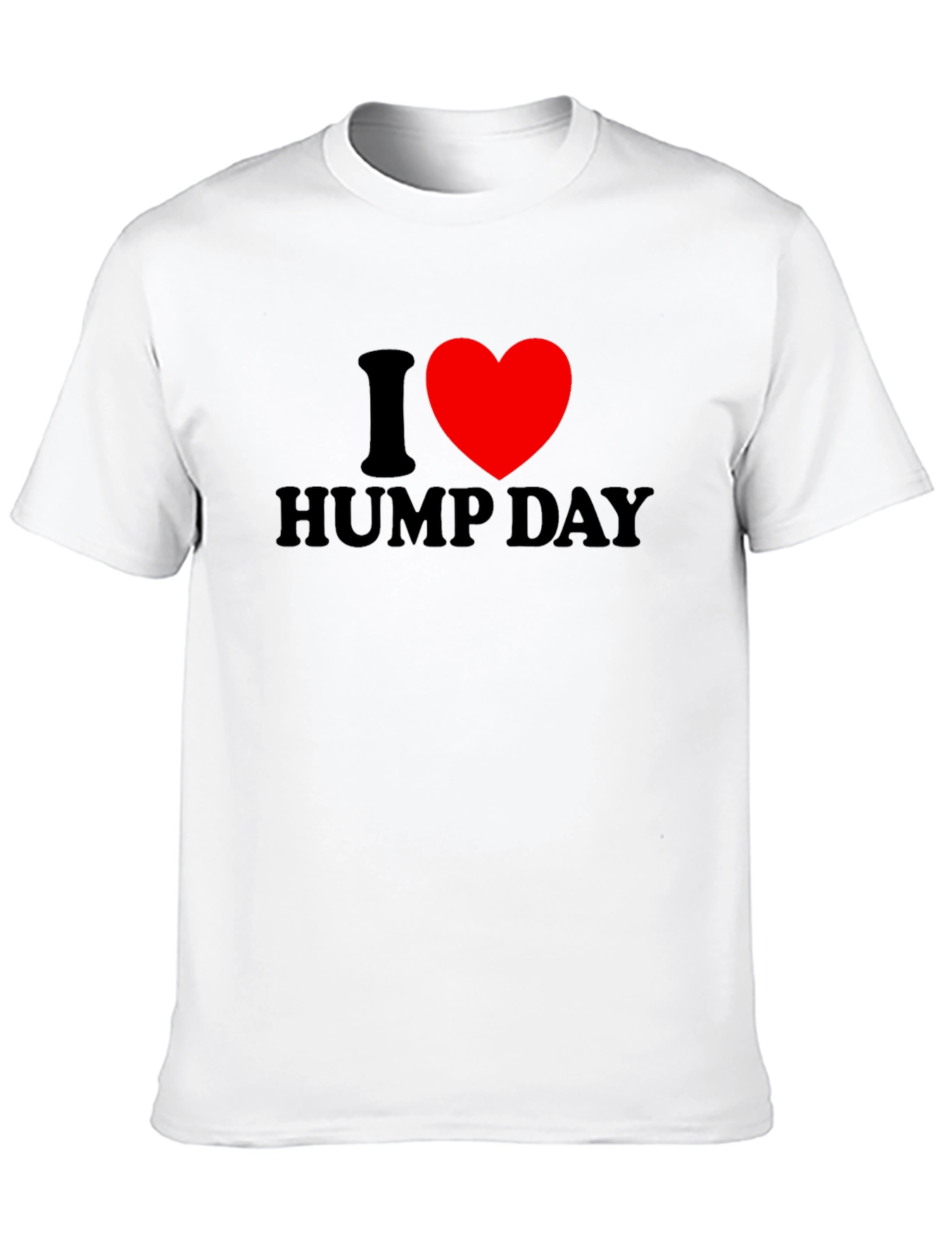 Black I Heart Hump Day T-Shirt - Black Short Sleeve view 10
