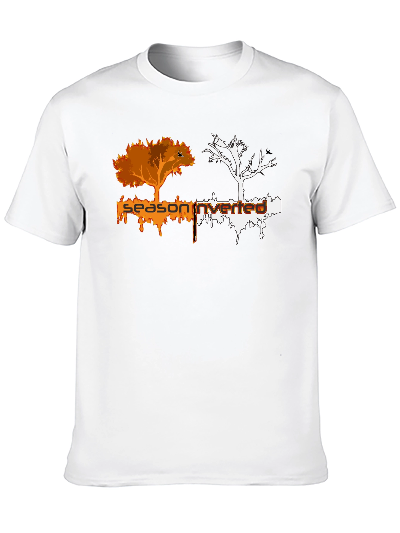 Black Season Inverted Graphic T-Shirt view 10