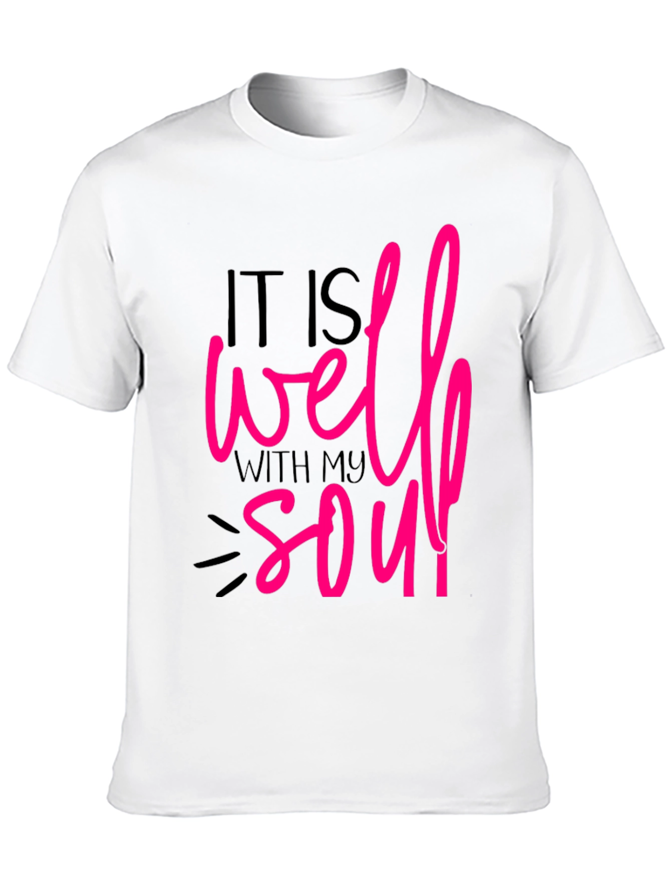 Black Well With My Soul Graphic Tee view 10