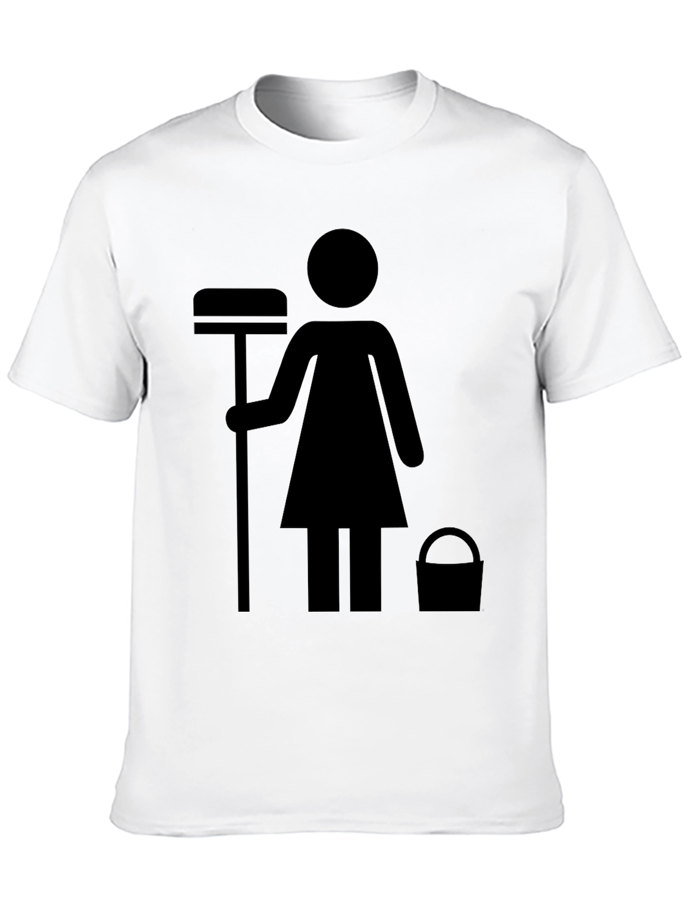 Black Maid Service T-Shirt - Funny House Cleaning Shirt view 10