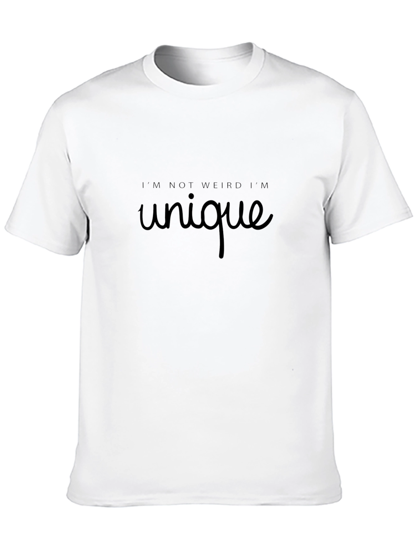 Black Unique Statement T-Shirt - Soft Cotton Blend view 10
