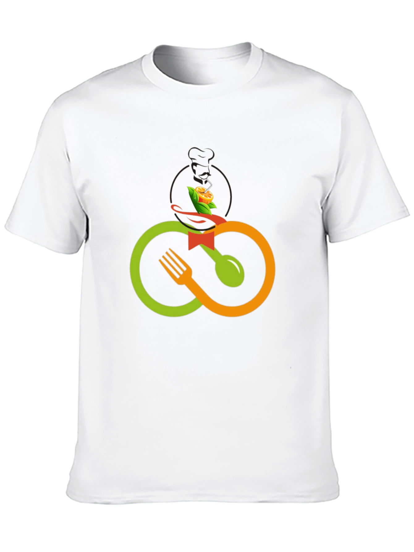 Black Culinary Cycle T-Shirt - Stylish Foodie Apparel view 10