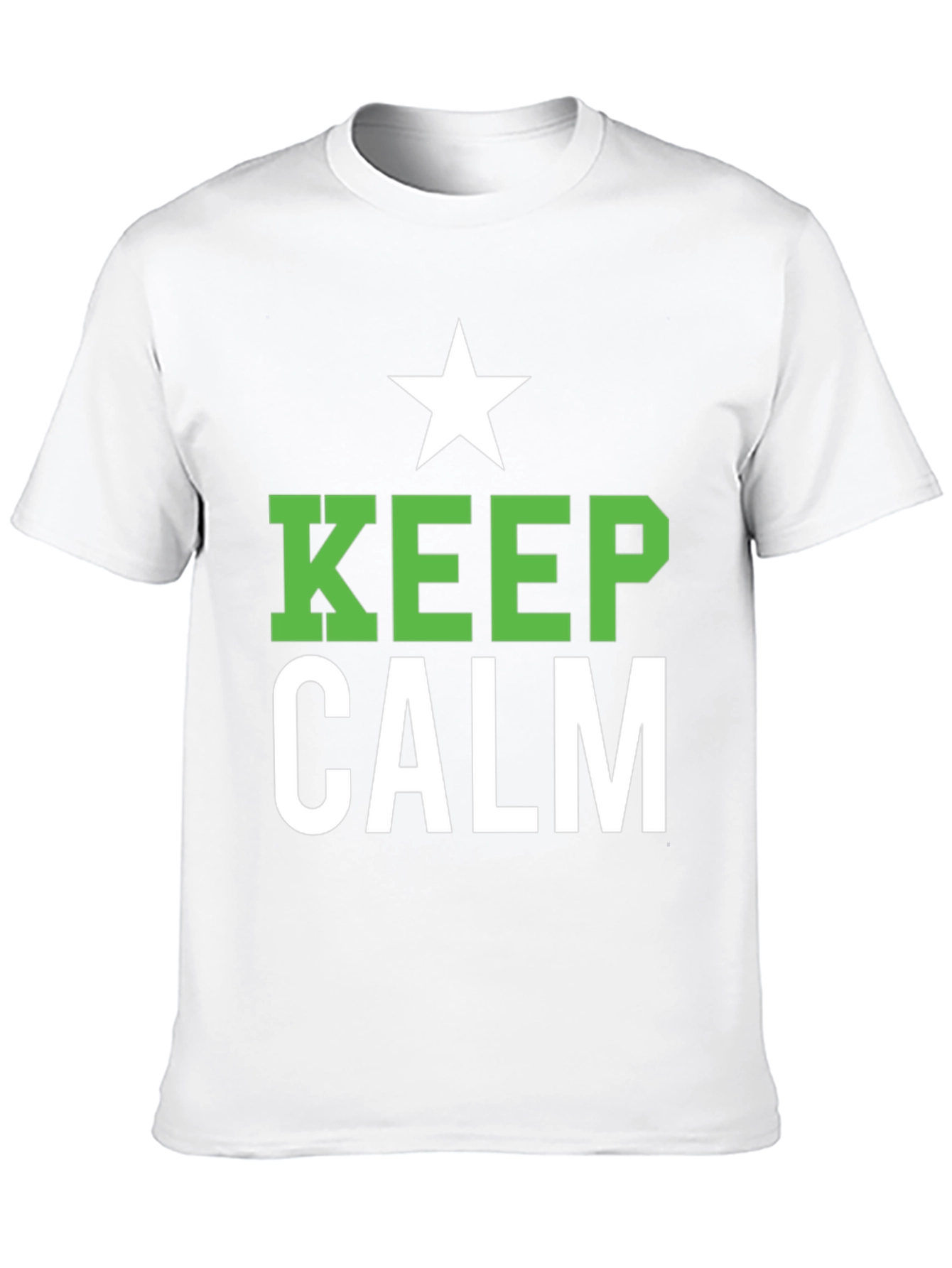 Black Keep Calm Graphic Tee - Casual Comfort view 10