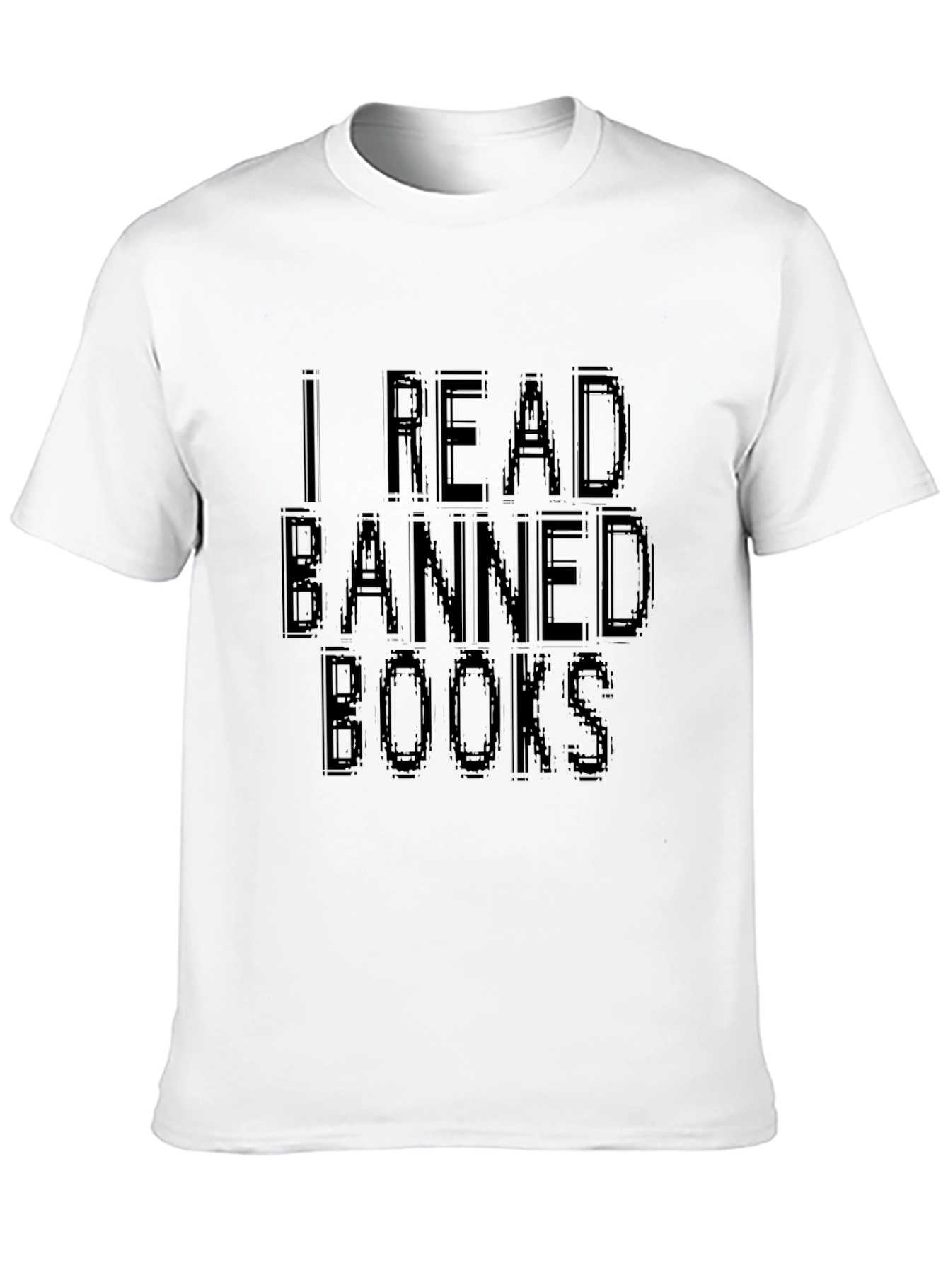 Black I Read Banned Books T-Shirt - Stand Up for Freedom view 10