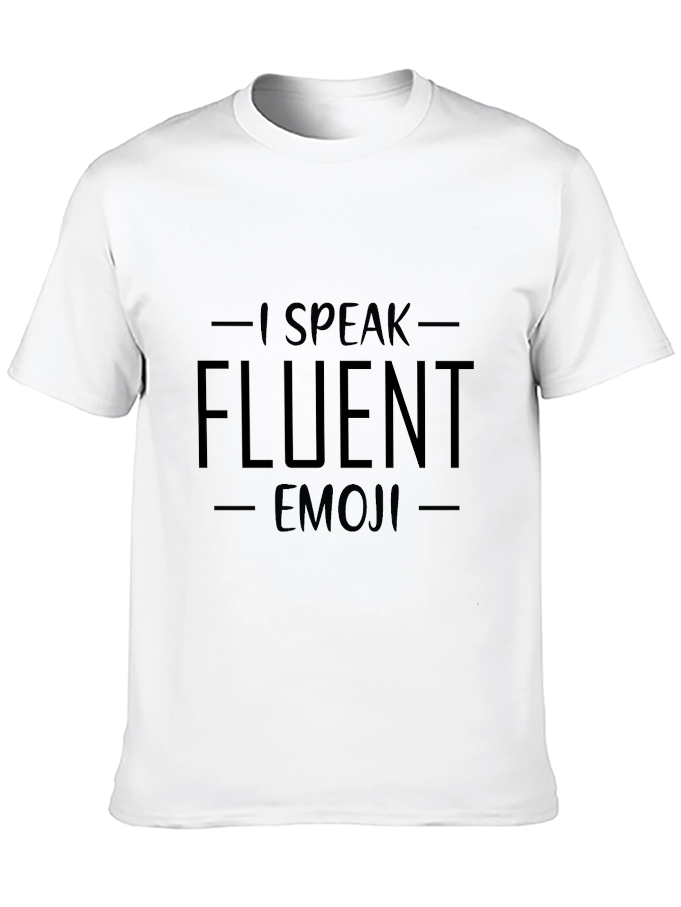 Black Fluent Emoji Graphic T-Shirt view 10