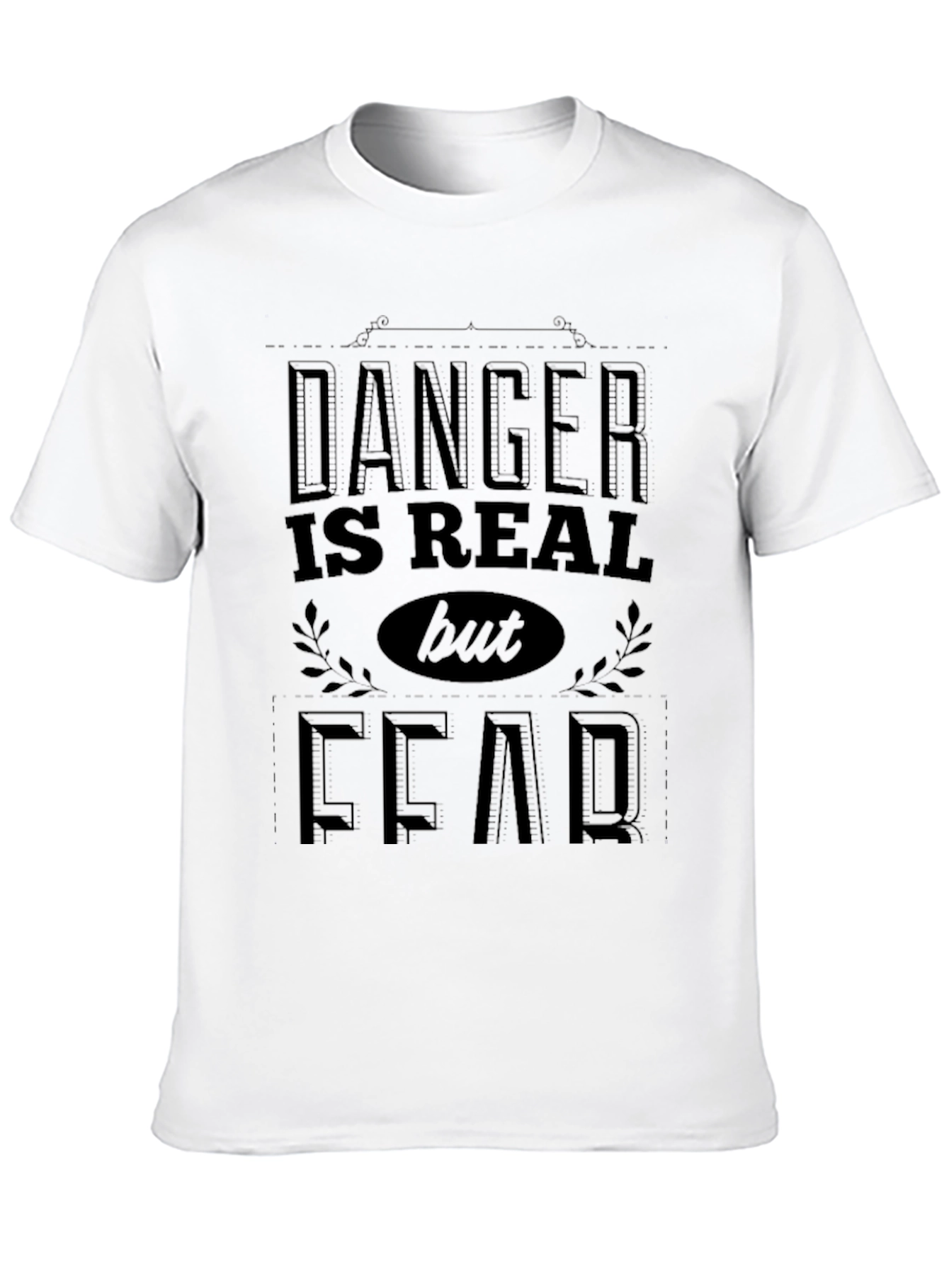 Black Danger is Real Fear T-Shirt view 10