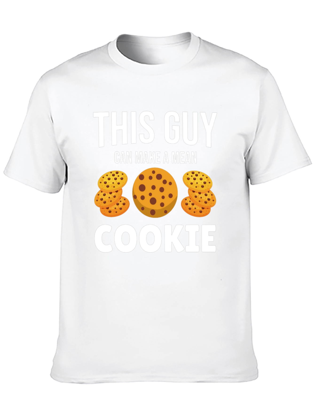 Black This Guy Can Make a Mean Cookie T-Shirt view 10