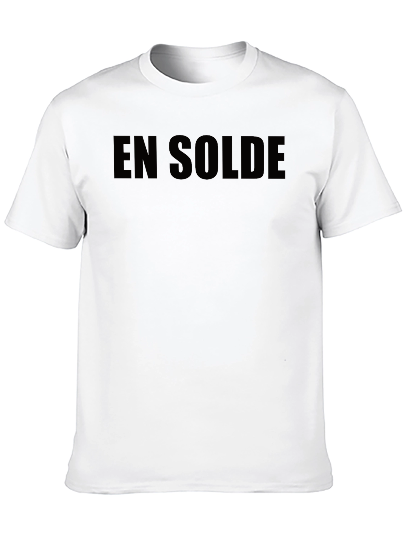 Black En Solde Black Graphic T-Shirt view 10