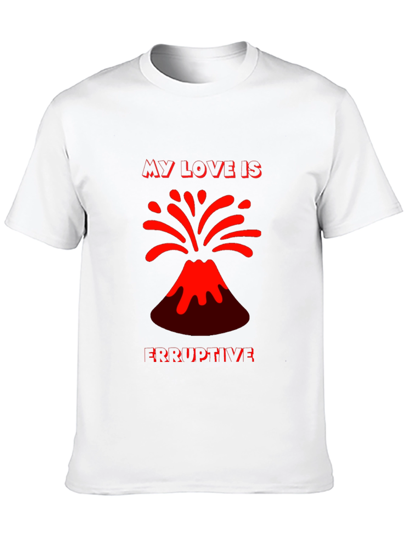 Black Eruptive Love Graphic Tee - Black T-Shirt view 10