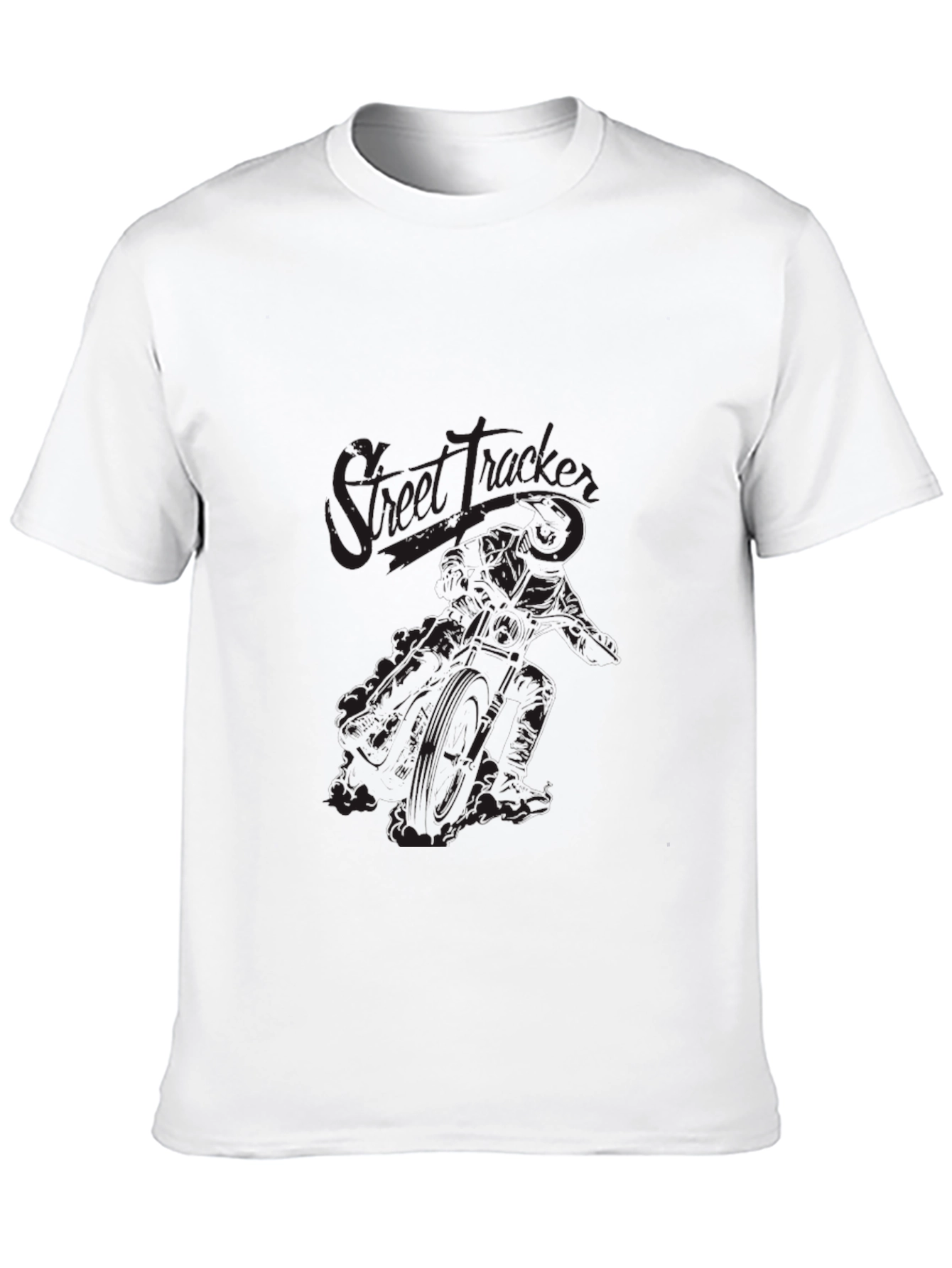 Black Street Tracker Graphic Tee - Men's Black T-Shirt view 10