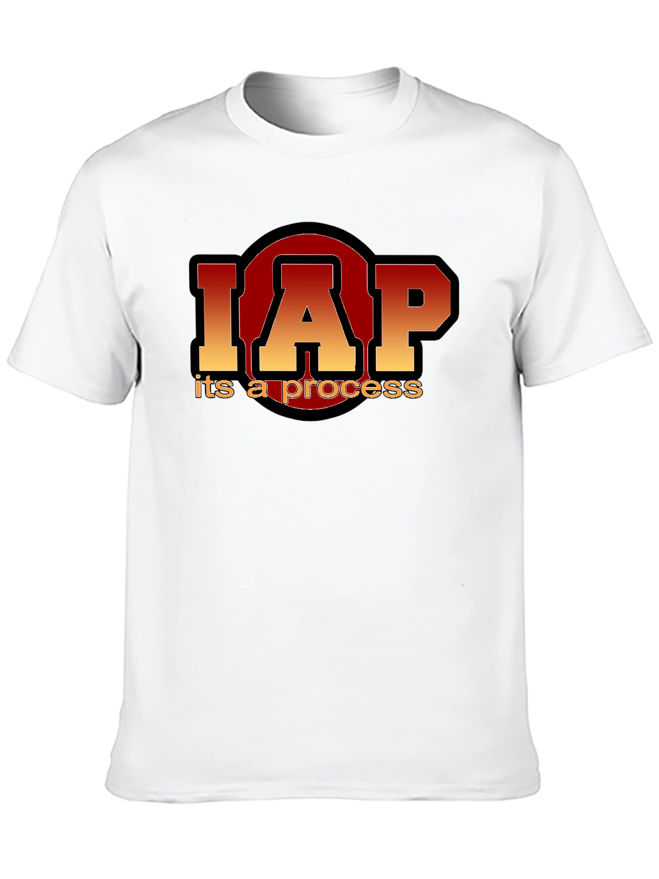 Black IAP It's A Process Graphic Tee view 10