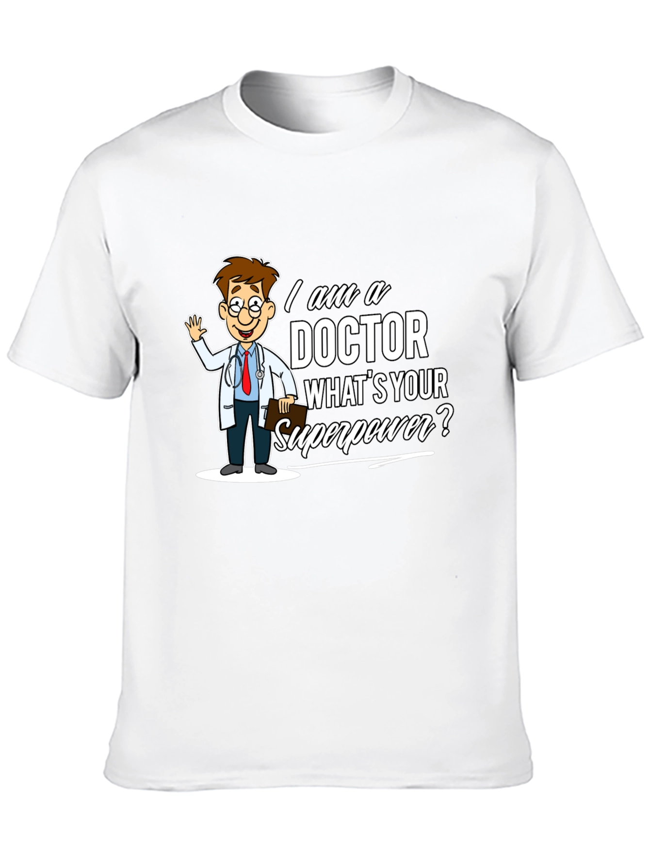 Black Doctor Superpower T-Shirt view 10
