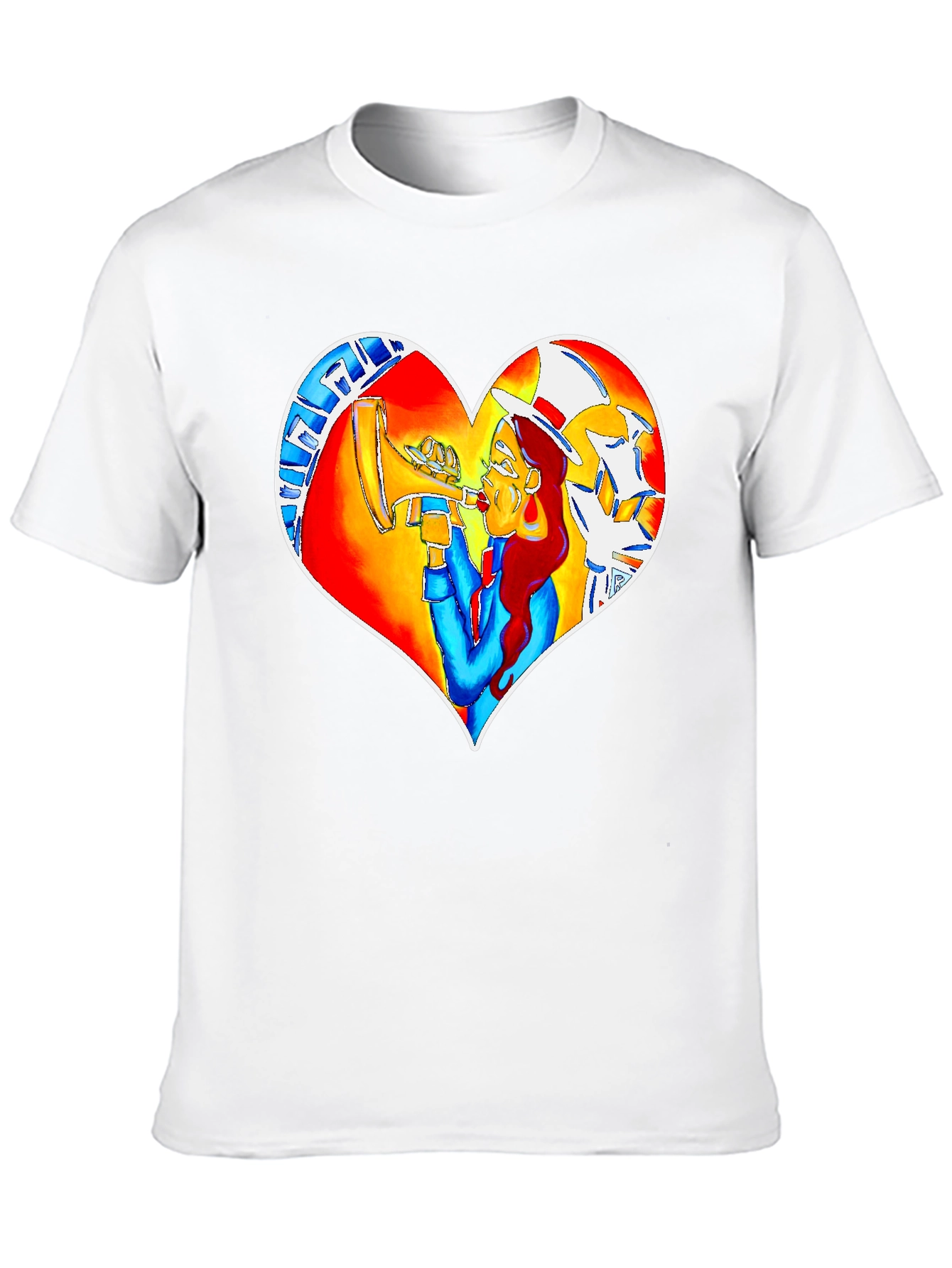 Black Heart Graphic Black Crew Neck Tee view 10