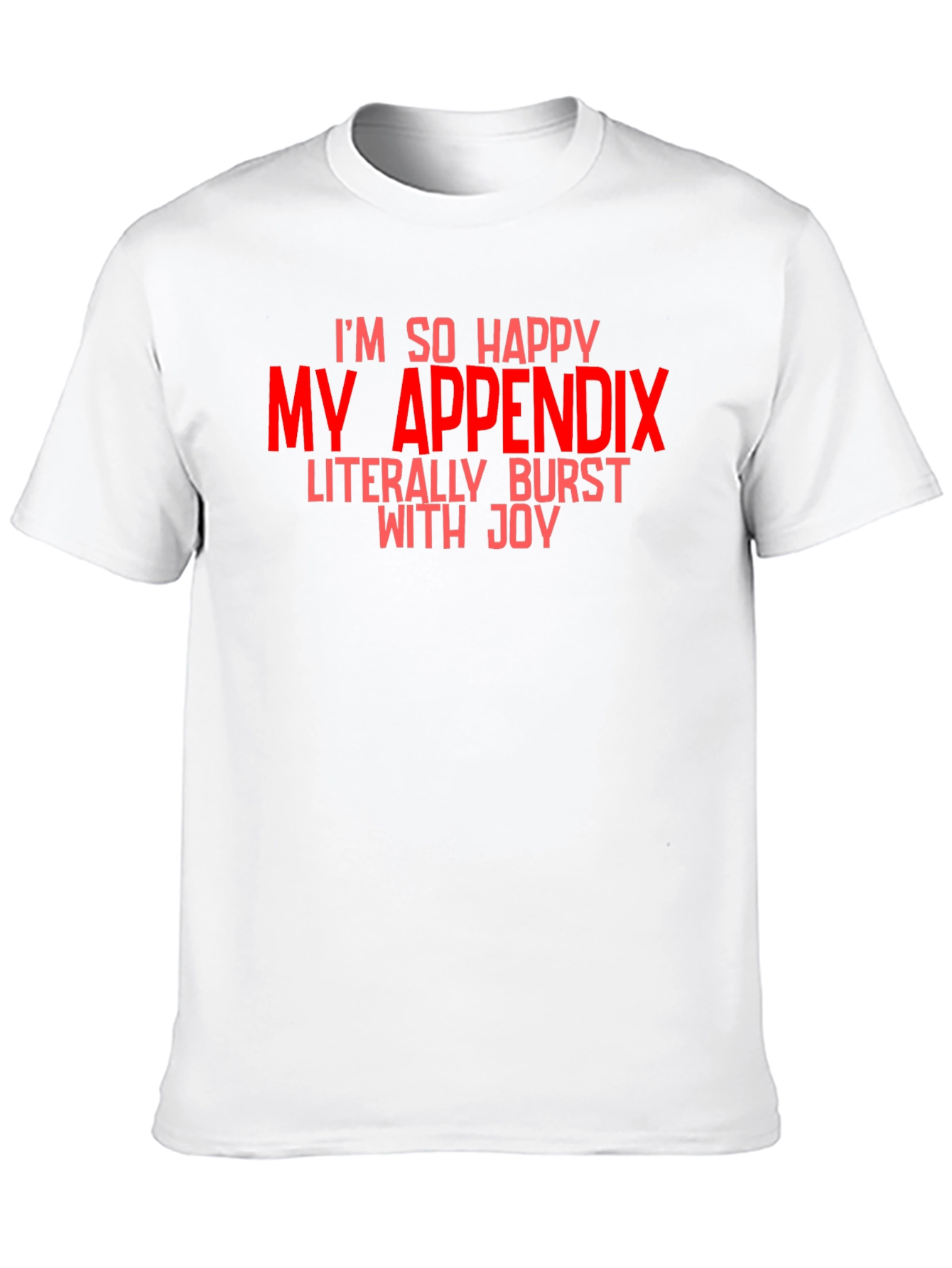 Black Funny Appendix Burst T-Shirt view 10
