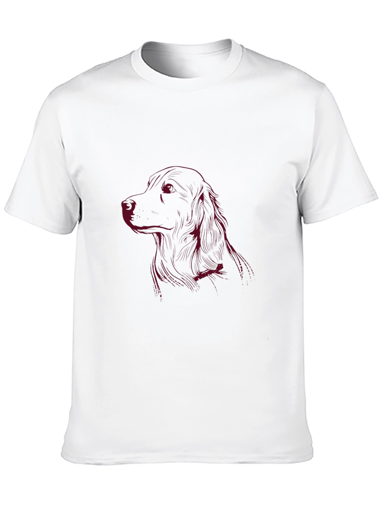 Black Dog Sketch Tee - Classic Crew Neck, Soft Cotton view 10