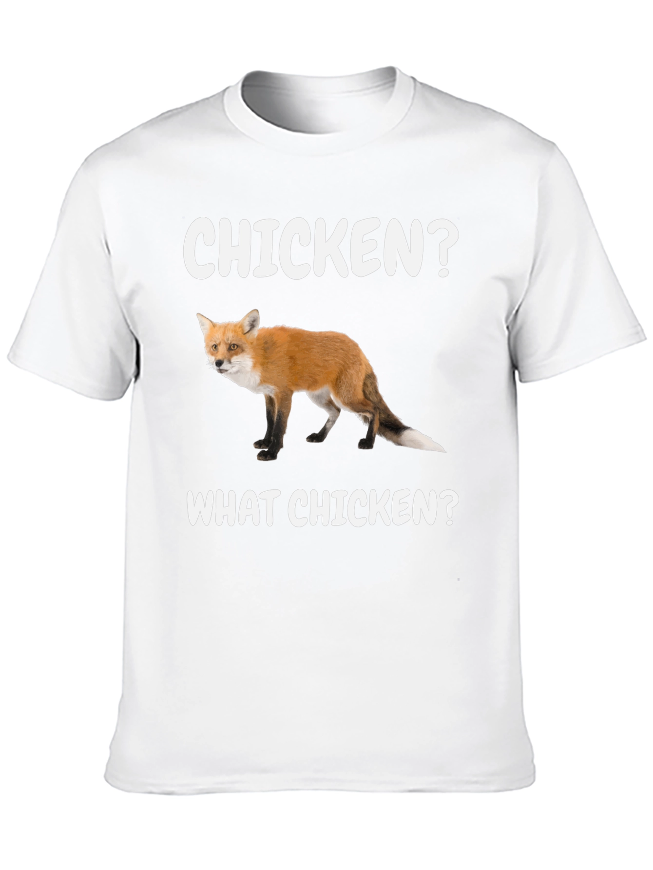 Black Chicken? What Chicken? Fox Graphic Tee view 10