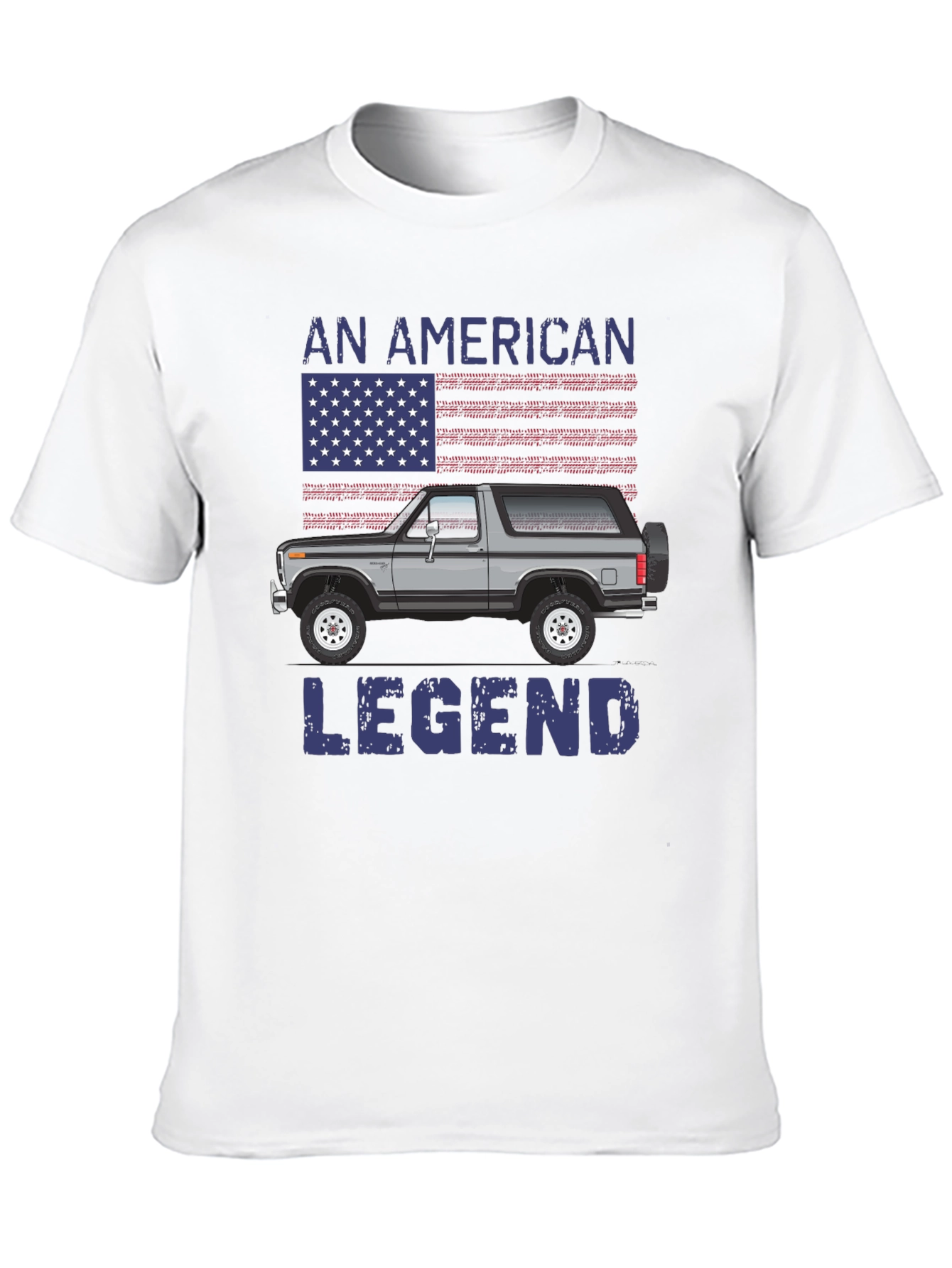 Black American Legend Truck T-Shirt view 10