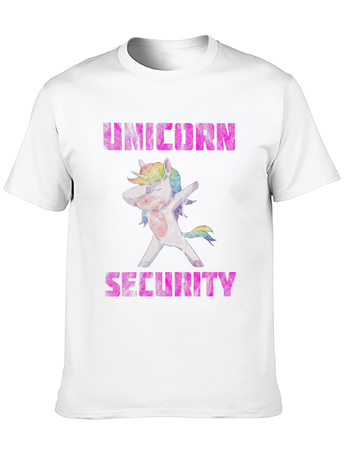 Black Unicorn Security Graphic T-Shirt - Black view 10