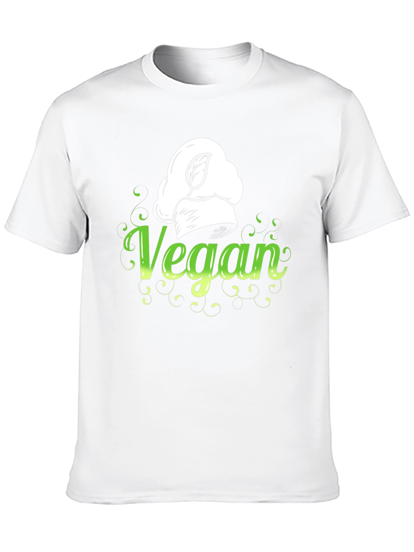 Black Vegan Chef Hat Graphic Tee - Stylish & Comfortable view 10