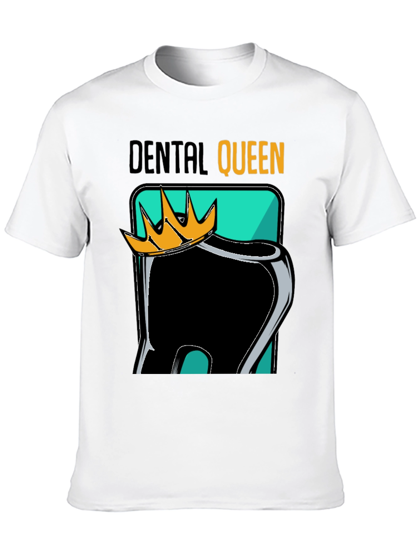 Black Dental Queen Black Graphic Tee view 10