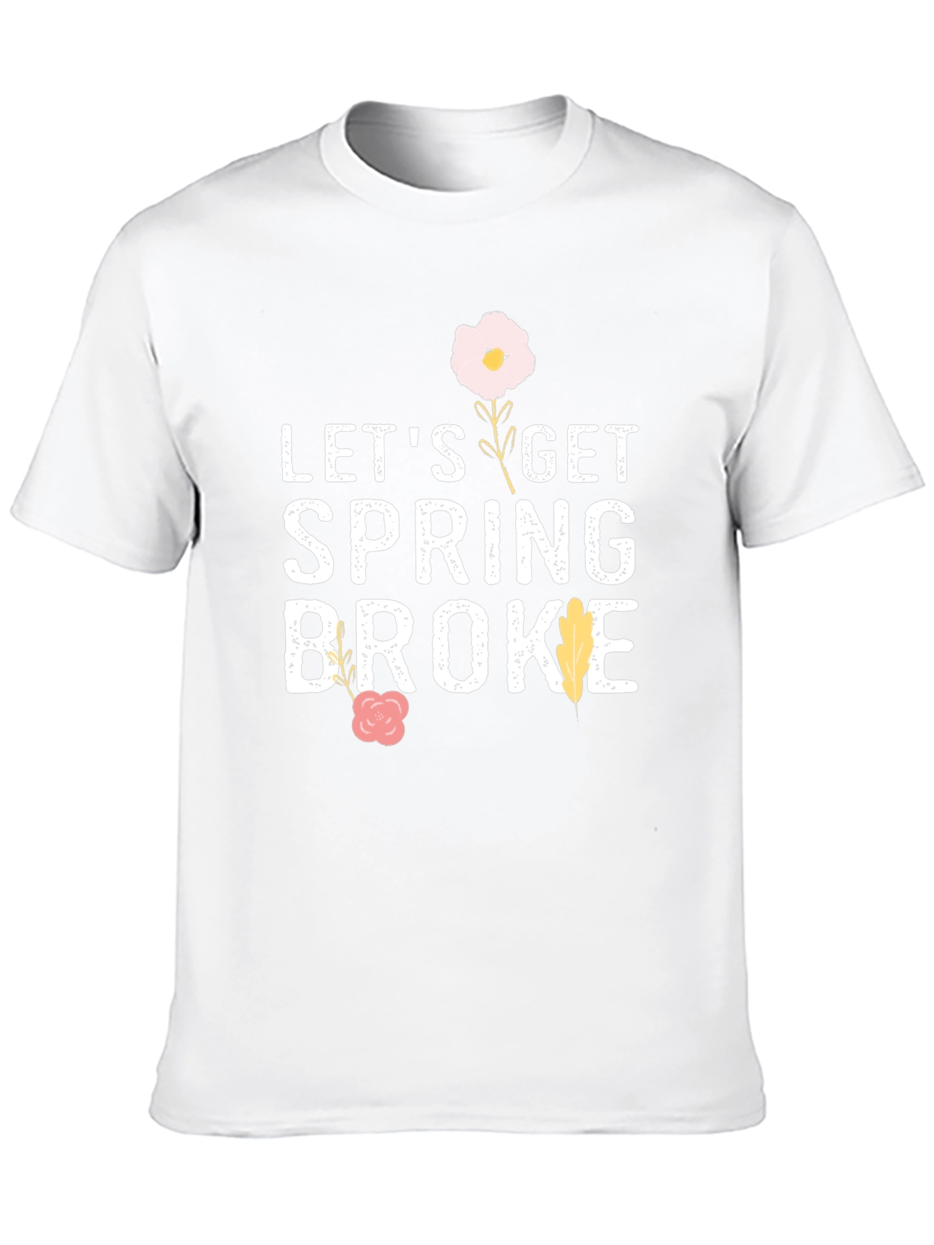 Black Let's Get Spring Broke Black T-Shirt view 10