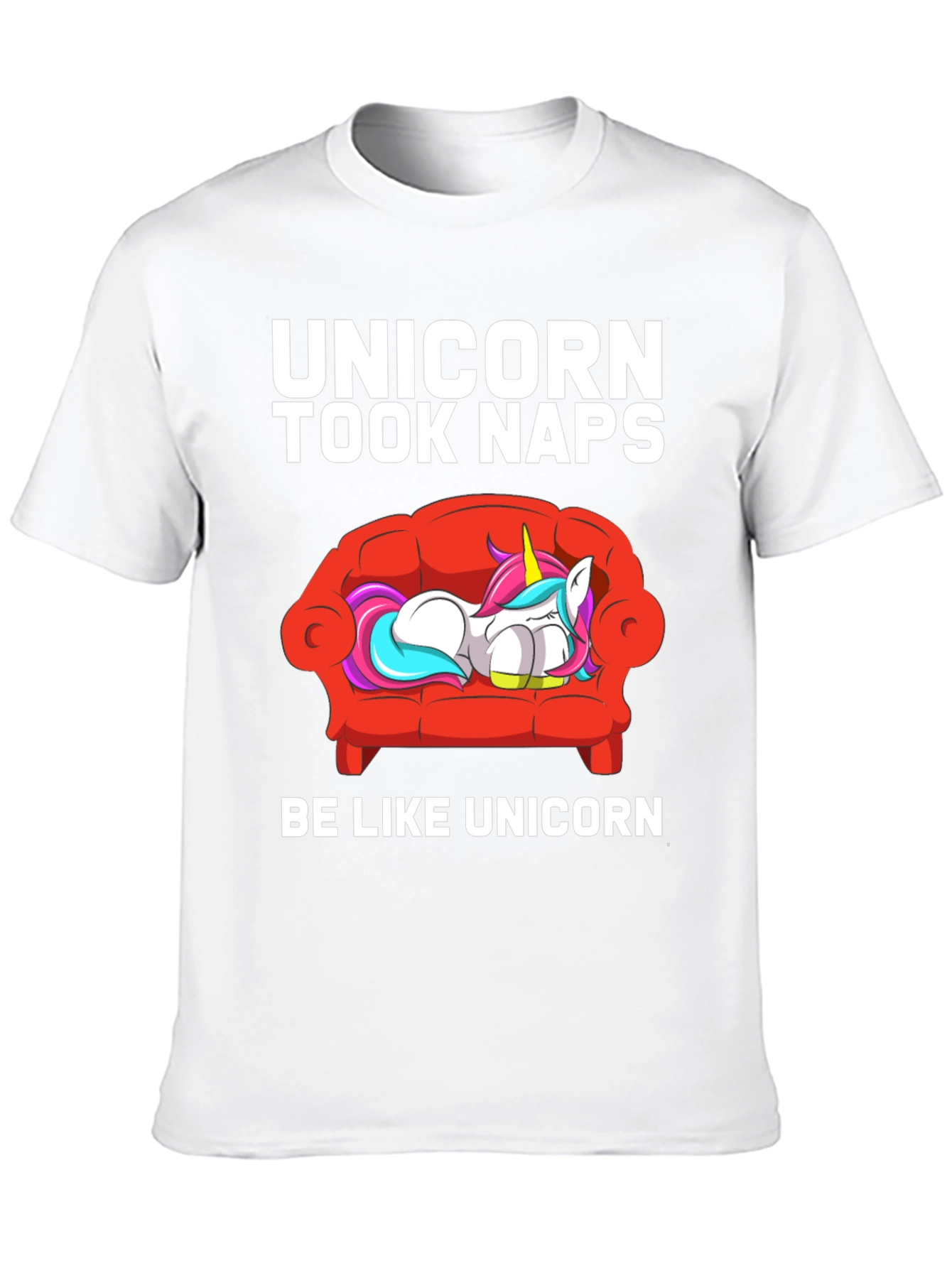 Black Unicorn Took Naps T-Shirt view 10