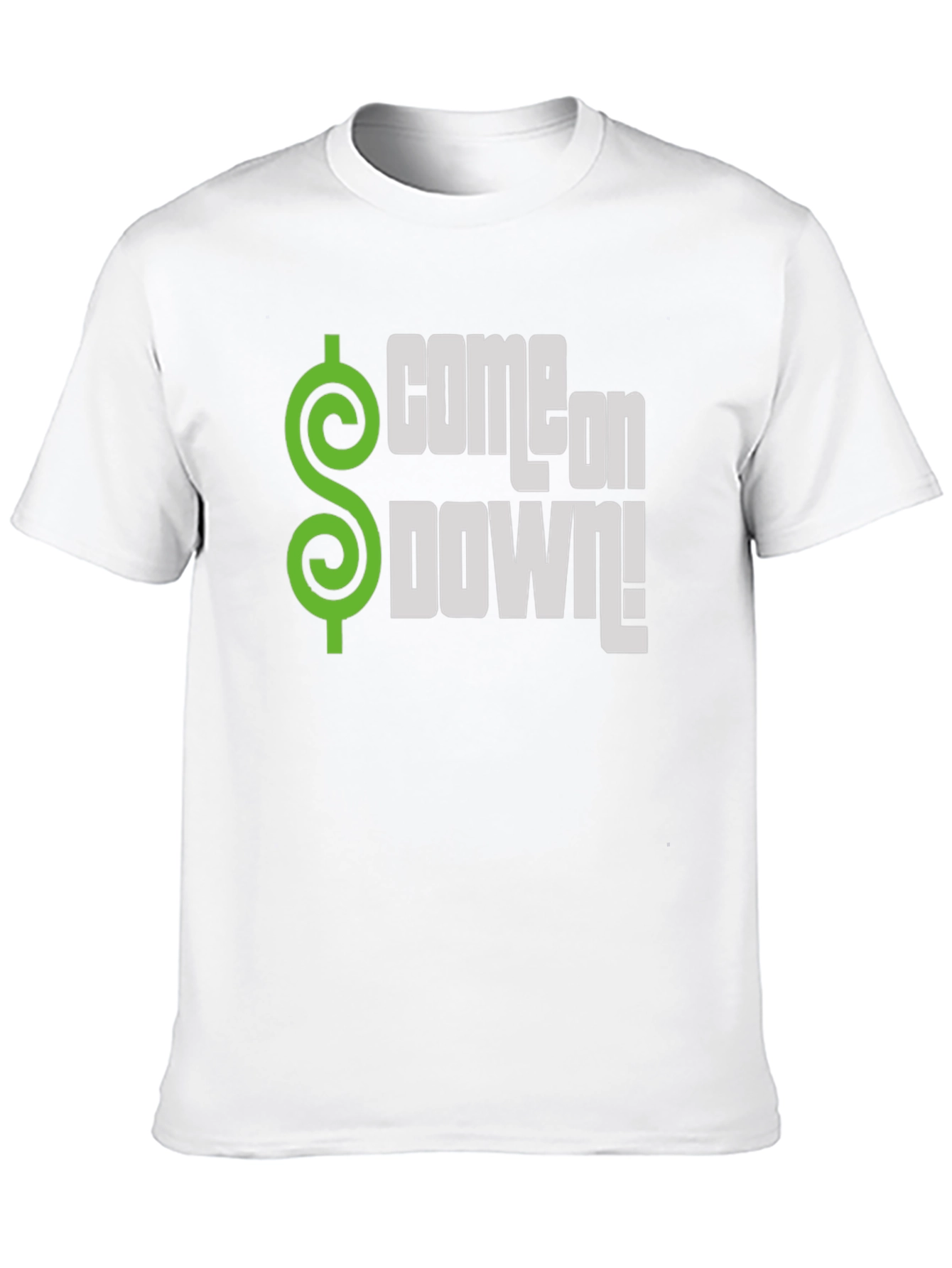 Black Come on Down! T-Shirt view 10