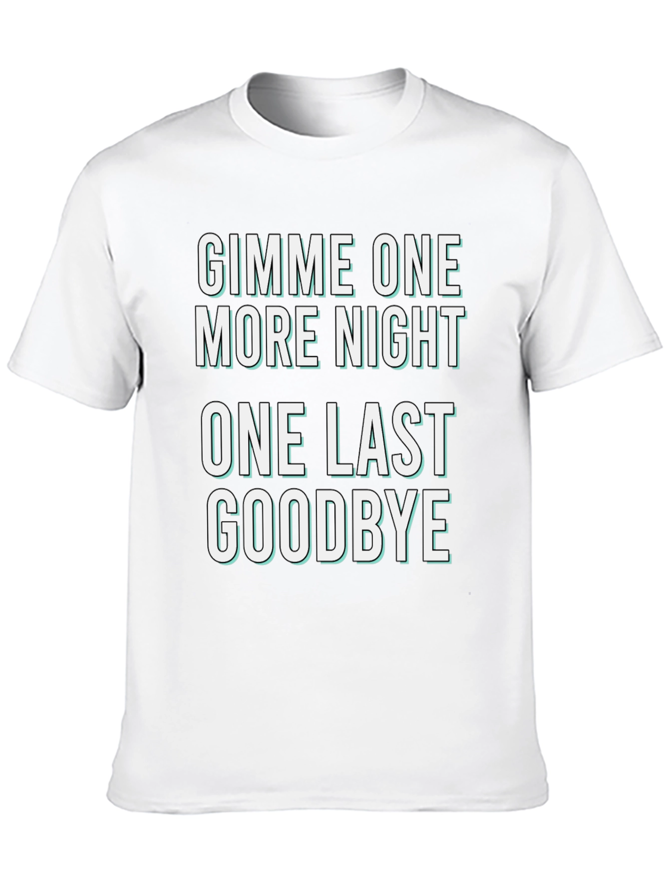 Black Gimme One More Night Graphic Tee view 10