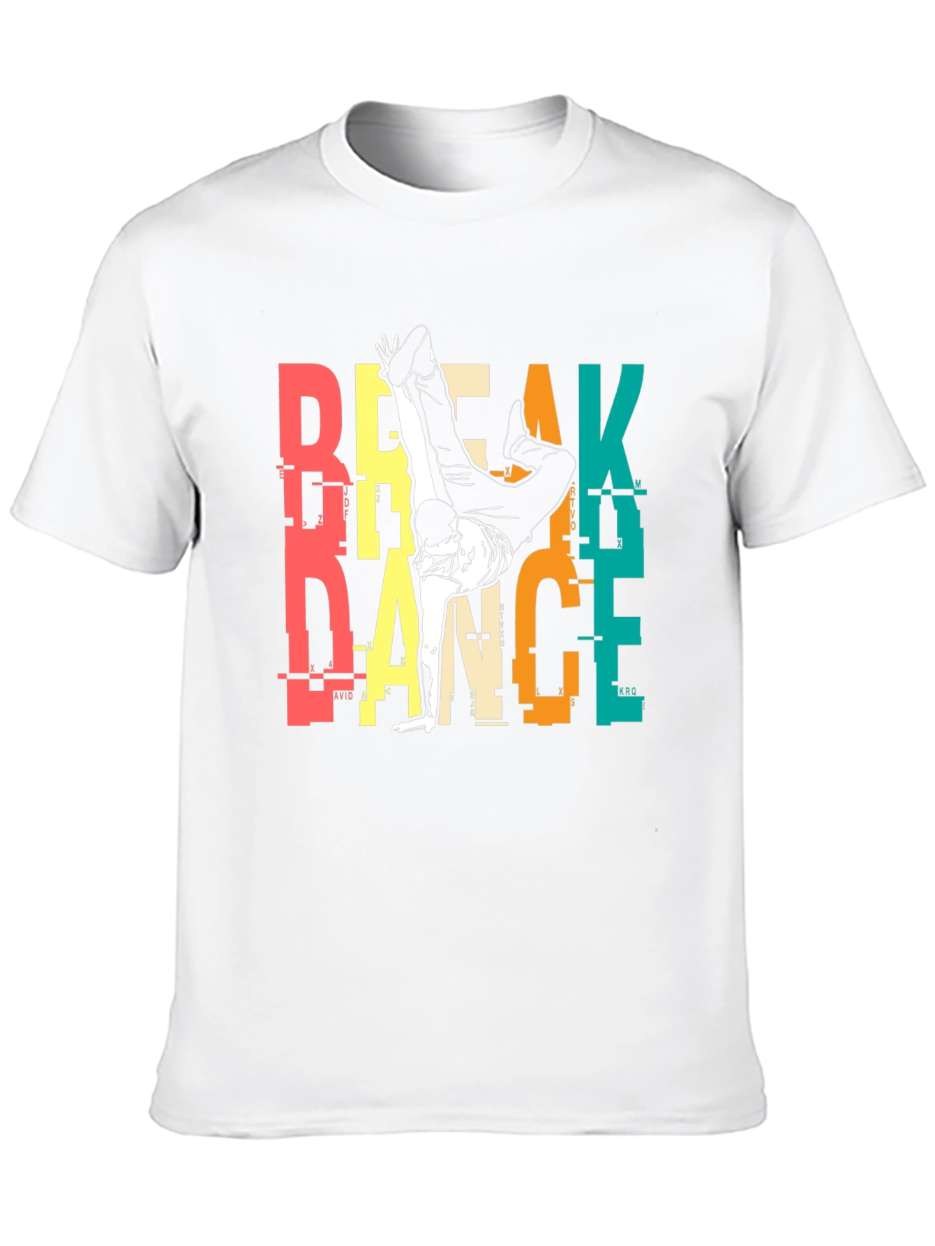 Black Breakdance Graphic Print Tee - Urban Style view 10