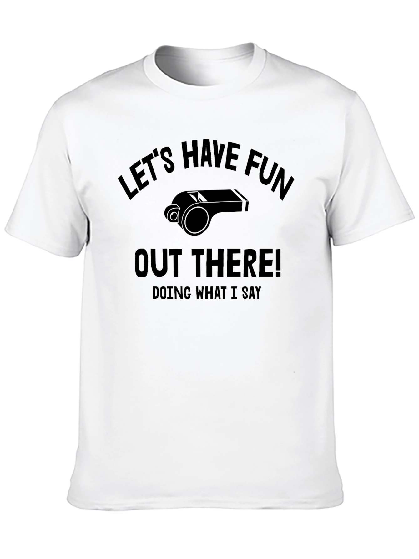 Black Funny Coach T-Shirt - Let's Have Fun! view 10