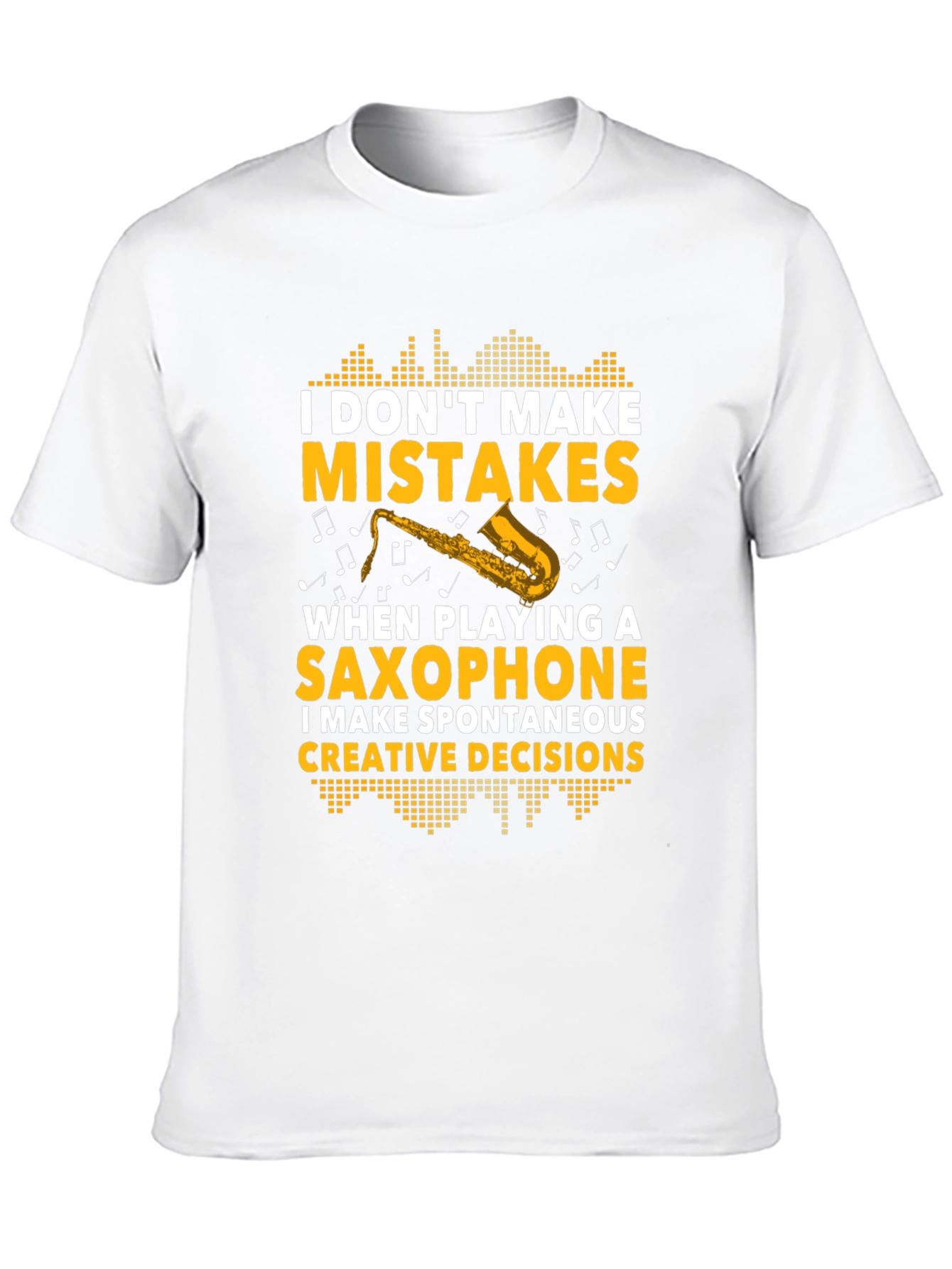 Black Saxophone Player's Creative Decision T-Shirt view 10