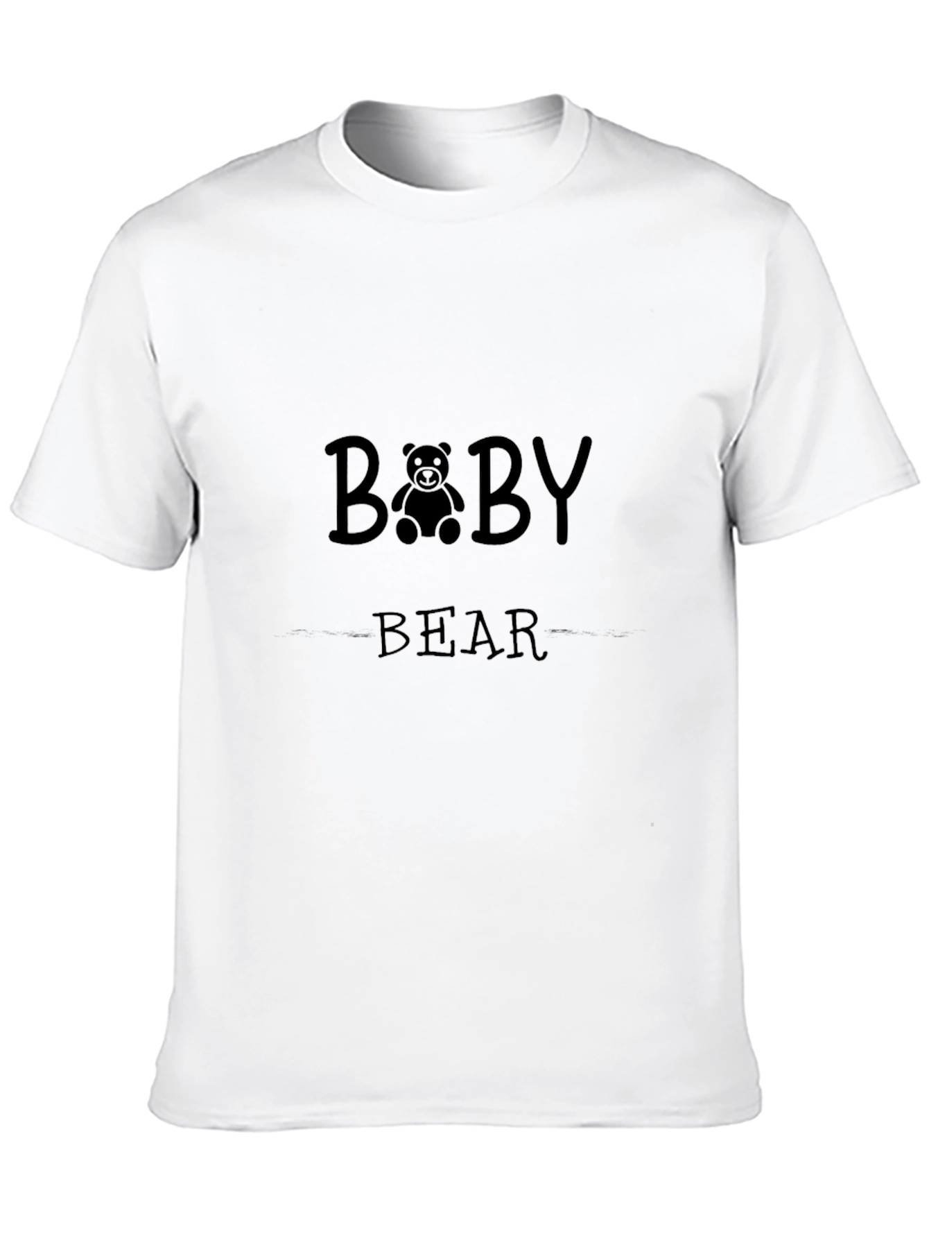 Black Baby Bear Black T-Shirt - Soft Cotton Tee view 10
