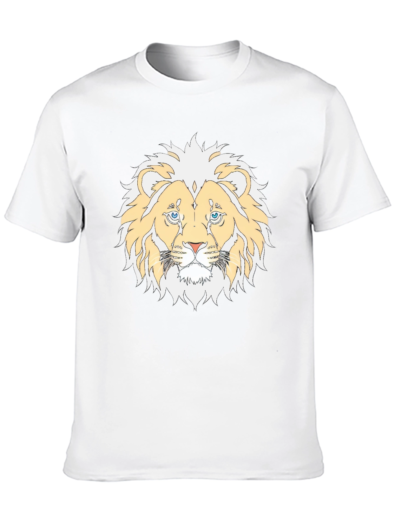 Black Lion Graphic Black T-Shirt view 10