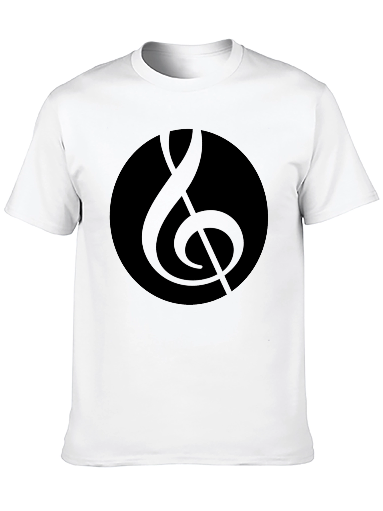 Black Black Music Note T-Shirt - Stylish and Comfortable view 10