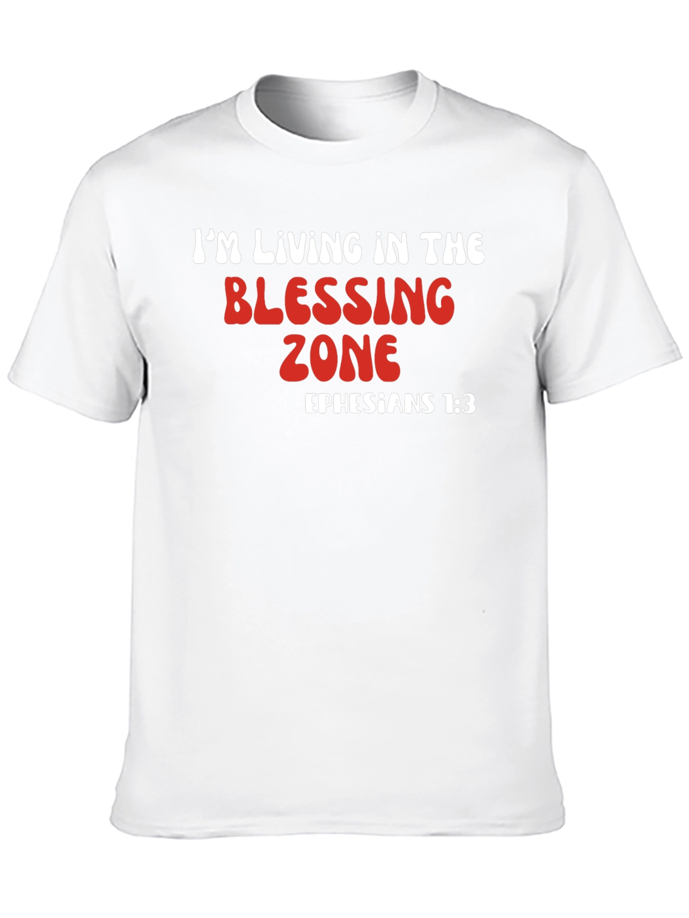 Black Blessing Zone T-Shirt - Ephesians 1:3 view 10