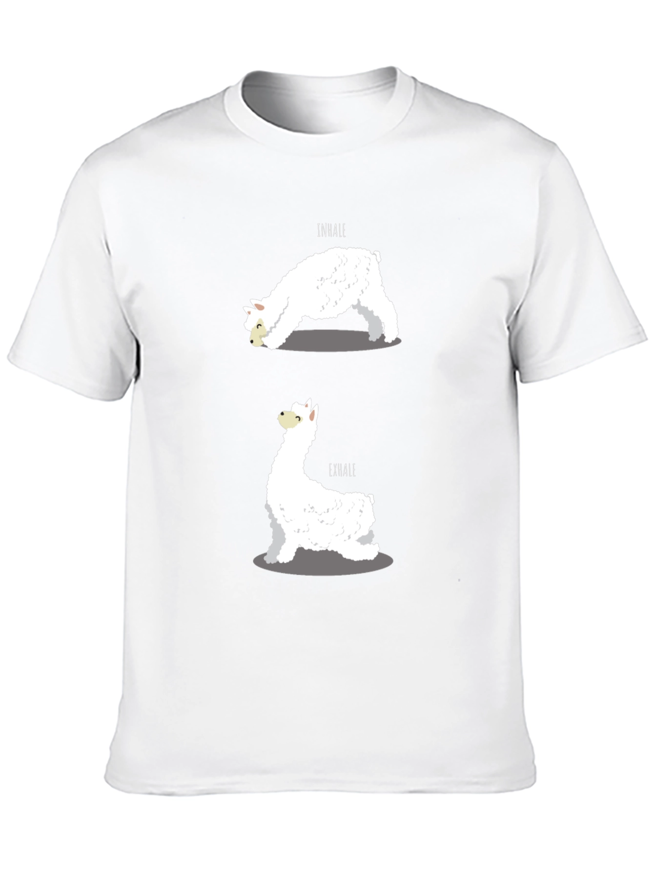 Black Llama Yoga T-Shirt view 10