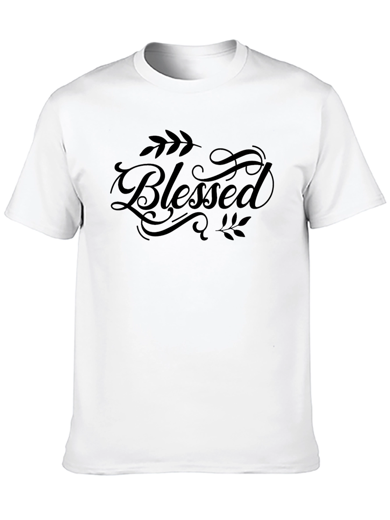 Black Blessed Graphic Tee - Stylish Comfort Fit T-Shirt view 10