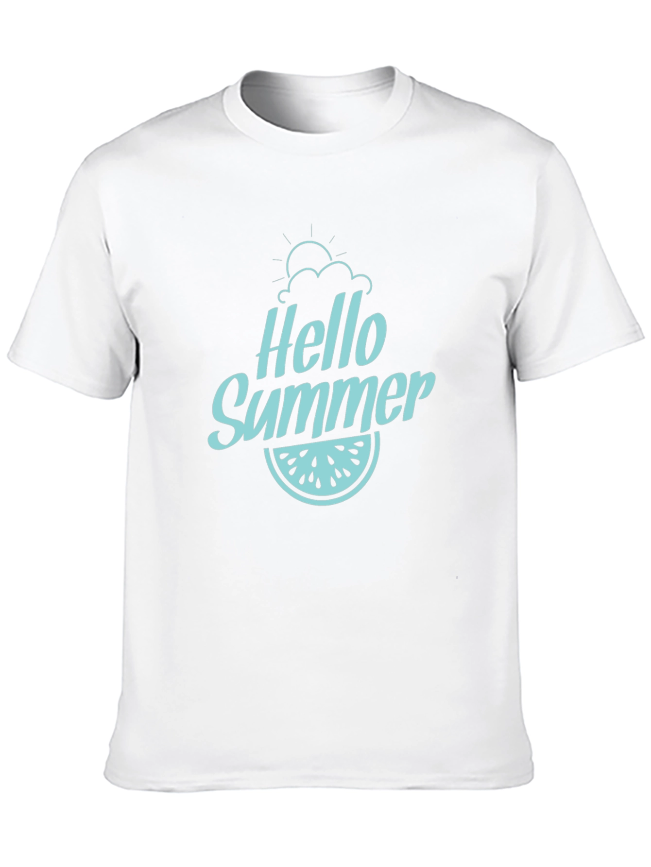 Hello Summer Black T-Shirt - 10