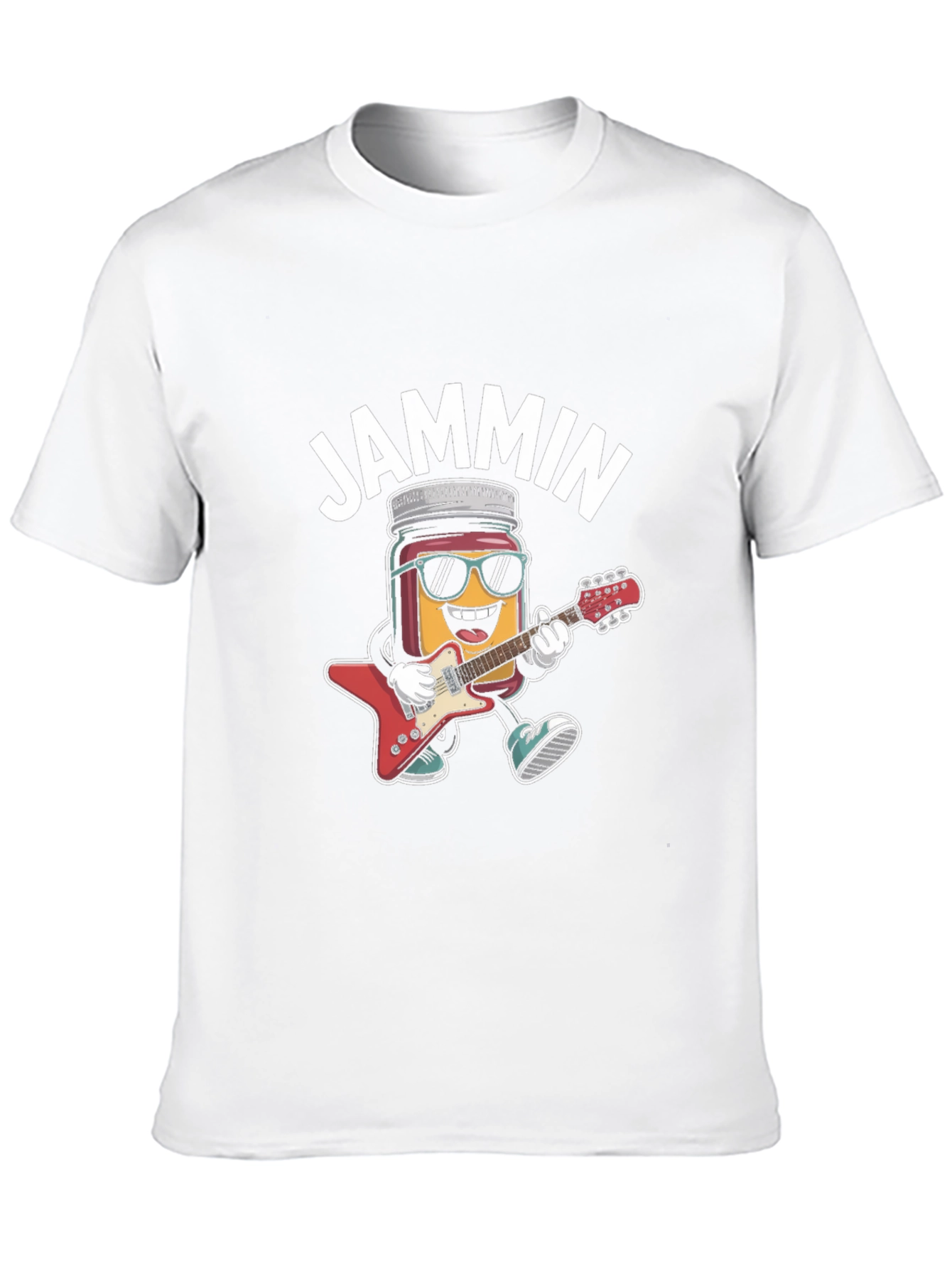 Black Jammin' Guitar Jar T-Shirt - Rock On! view 10