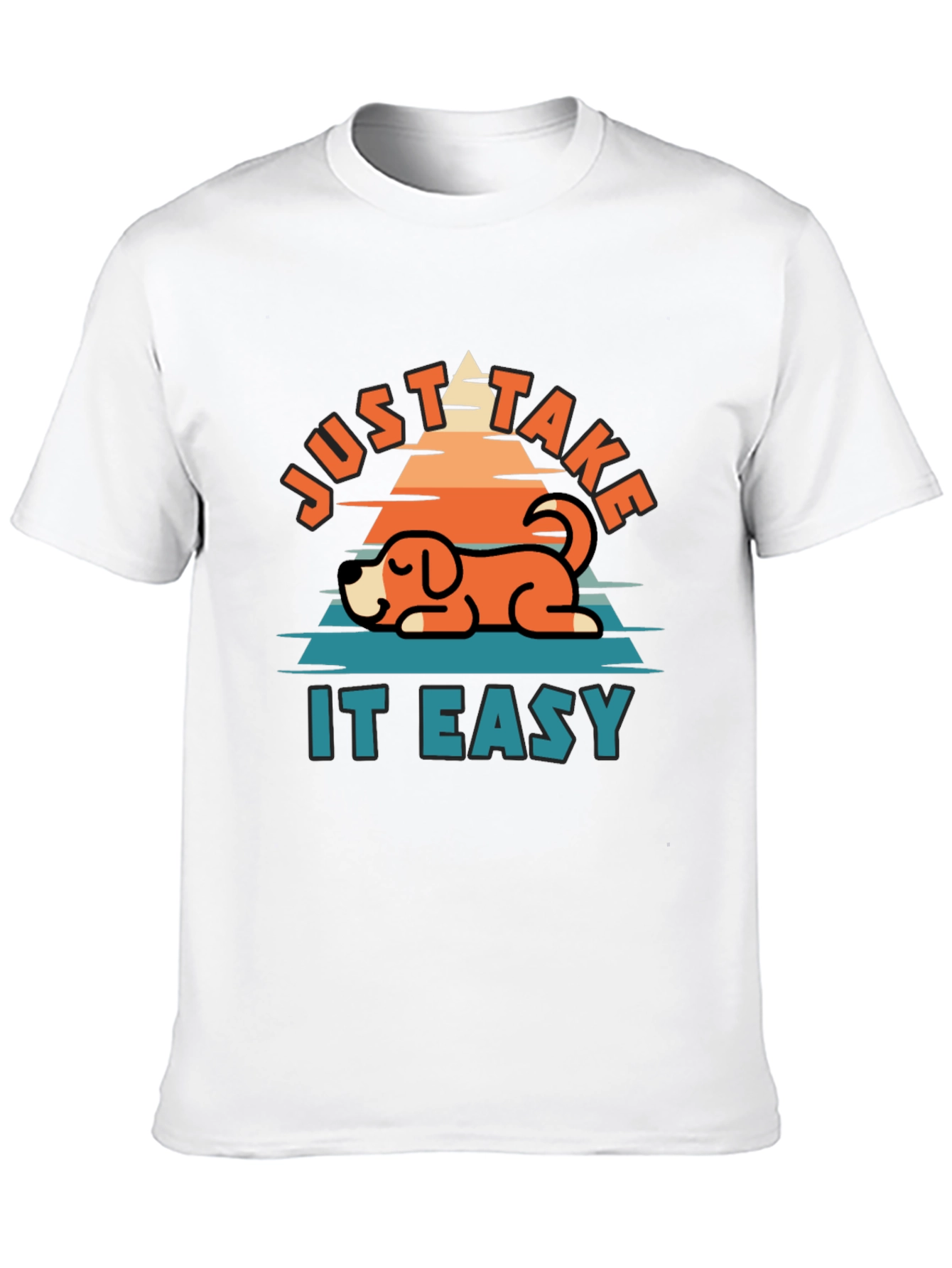 Black Just Take It Easy Dog Graphic Tee - Comfort & Style view 10