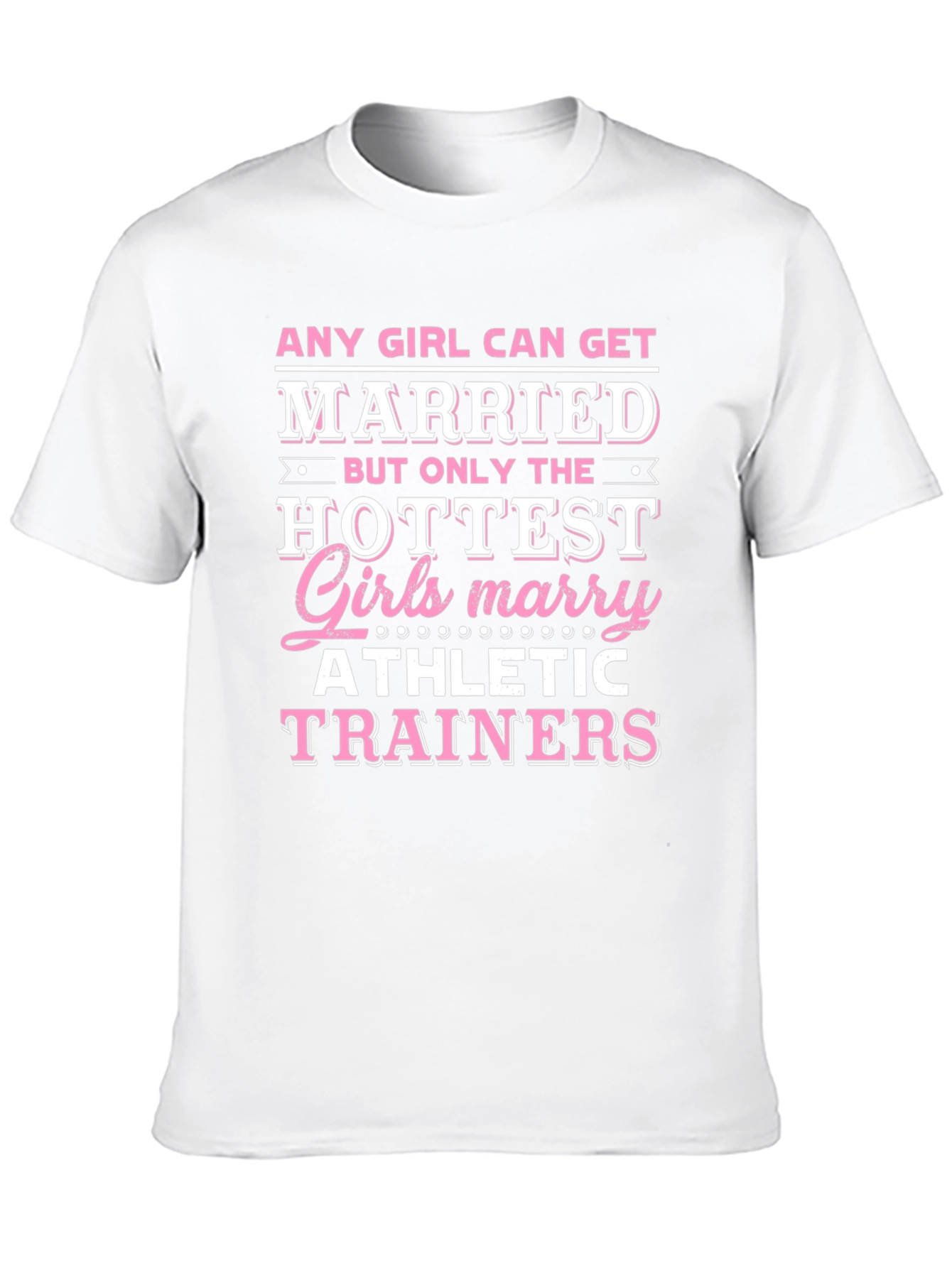 Black Hottest Girls Marry Athletic Trainers T-Shirt view 10