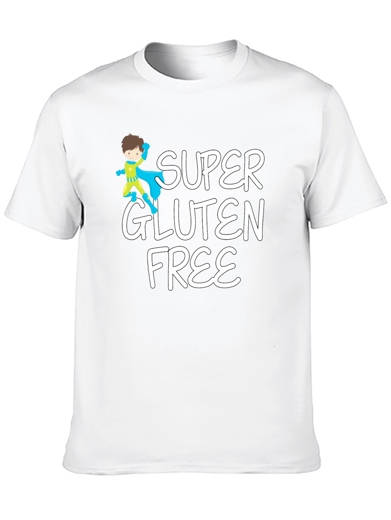 Black Super Gluten Free T-Shirt view 10