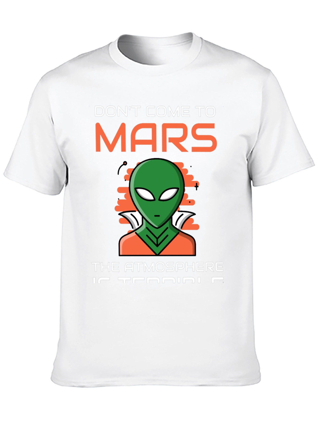 Black Don't Come to Mars T-Shirt Alien Design view 10
