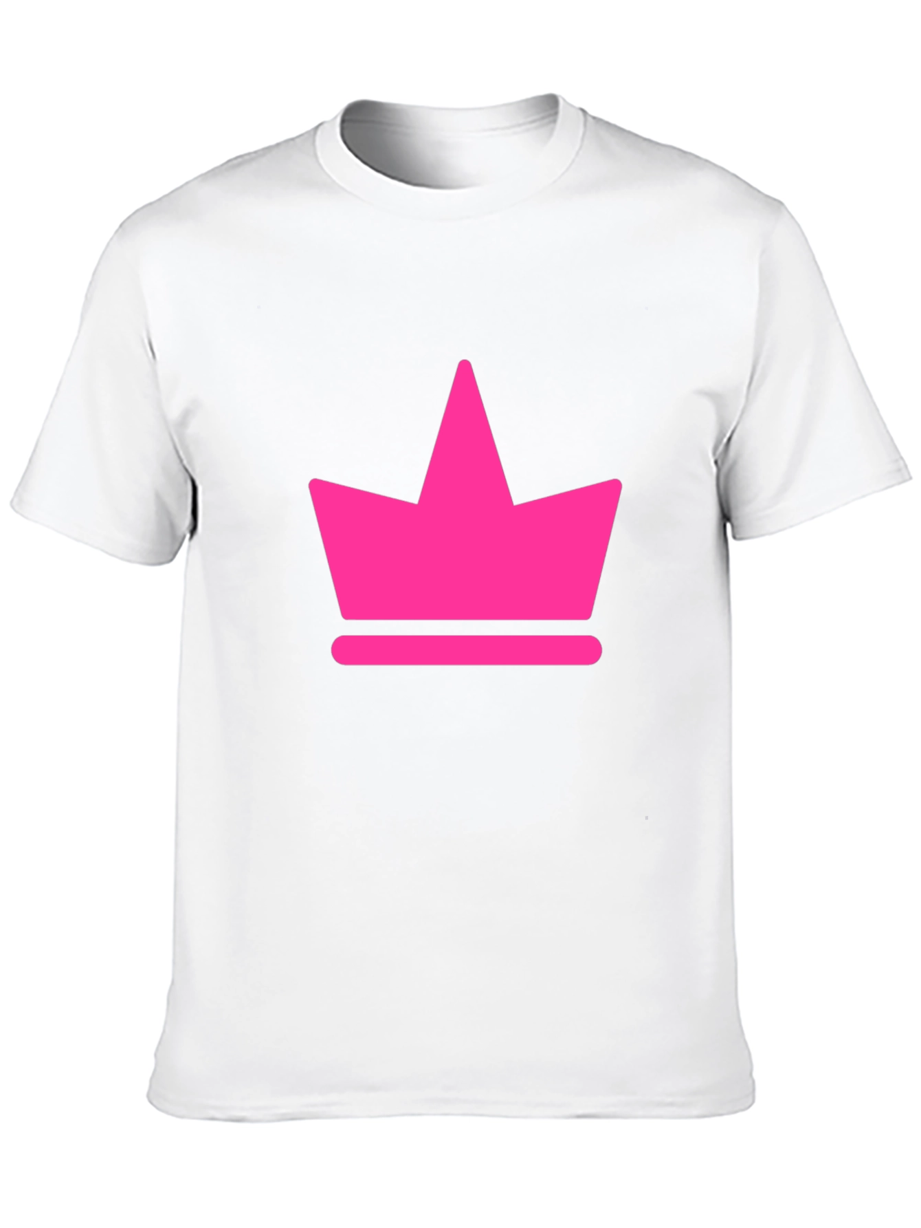 Black Pink Crown Graphic Black T-Shirt view 10